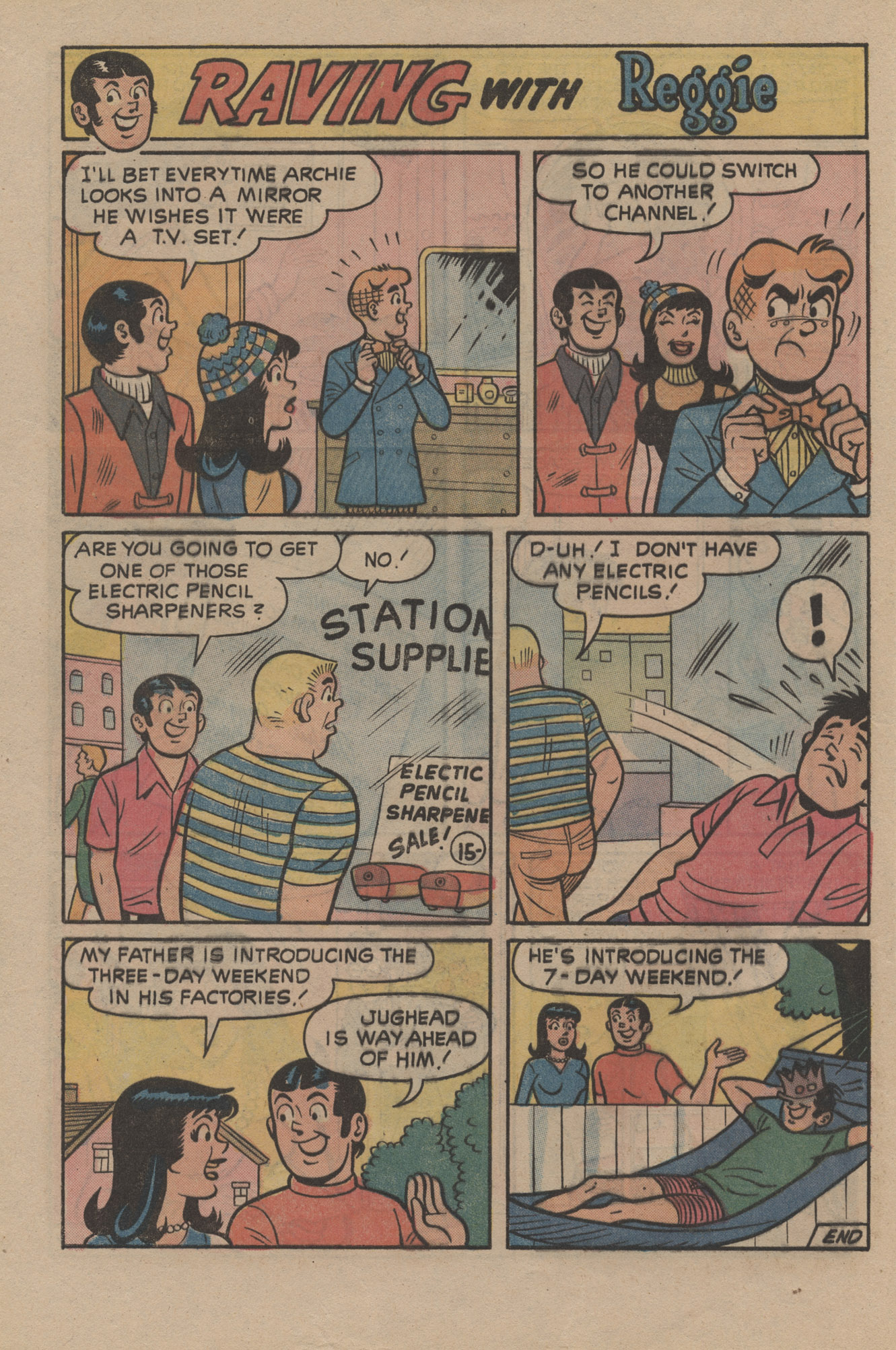 Read online Reggie and Me (1966) comic -  Issue #67 - 8