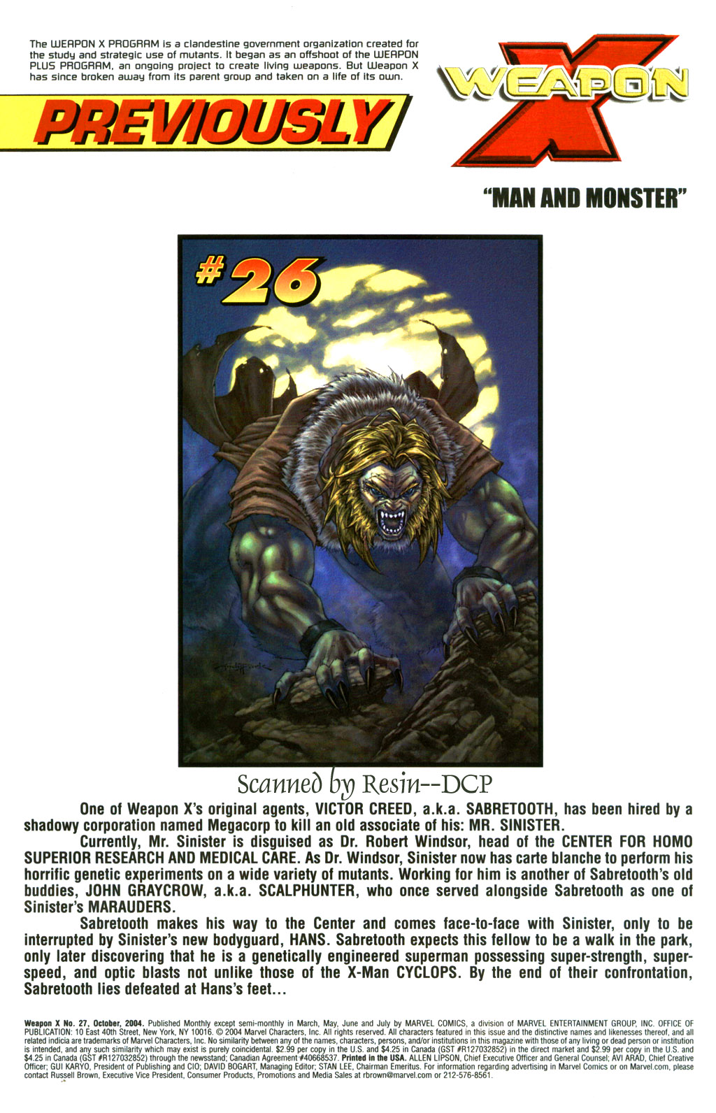 Read online Weapon X (2002) comic -  Issue #27 - 2