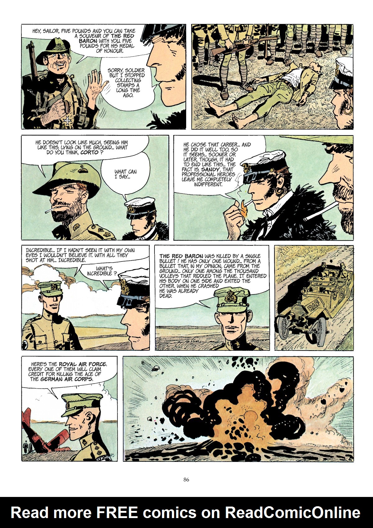Read online Corto Maltese comic -  Issue # TPB 7 (Part 1) - 79