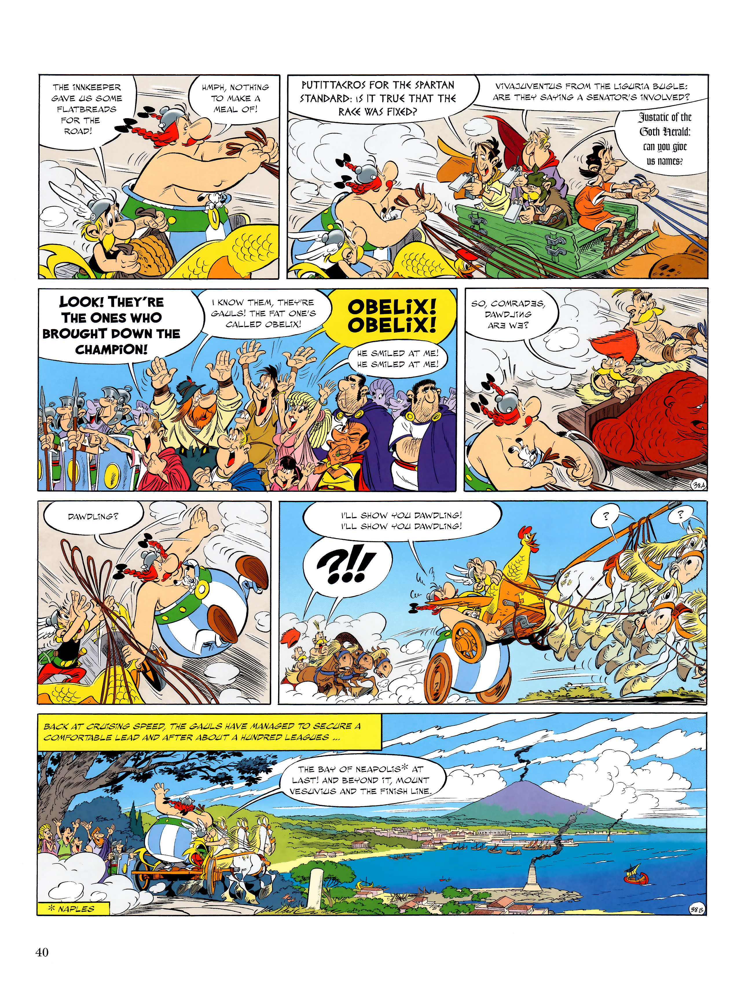 Read online Asterix comic -  Issue #37 - 41