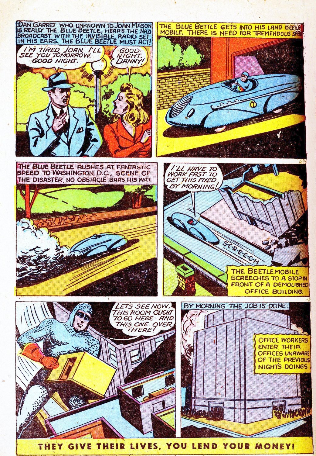 Read online The Blue Beetle comic -  Issue #31 - 4