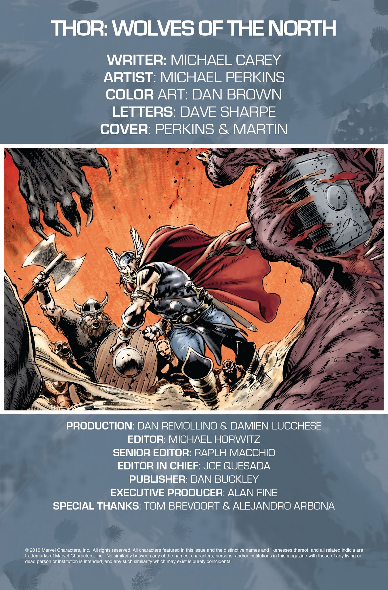 Read online Thor: Wolves of the North comic -  Issue # Full - 2