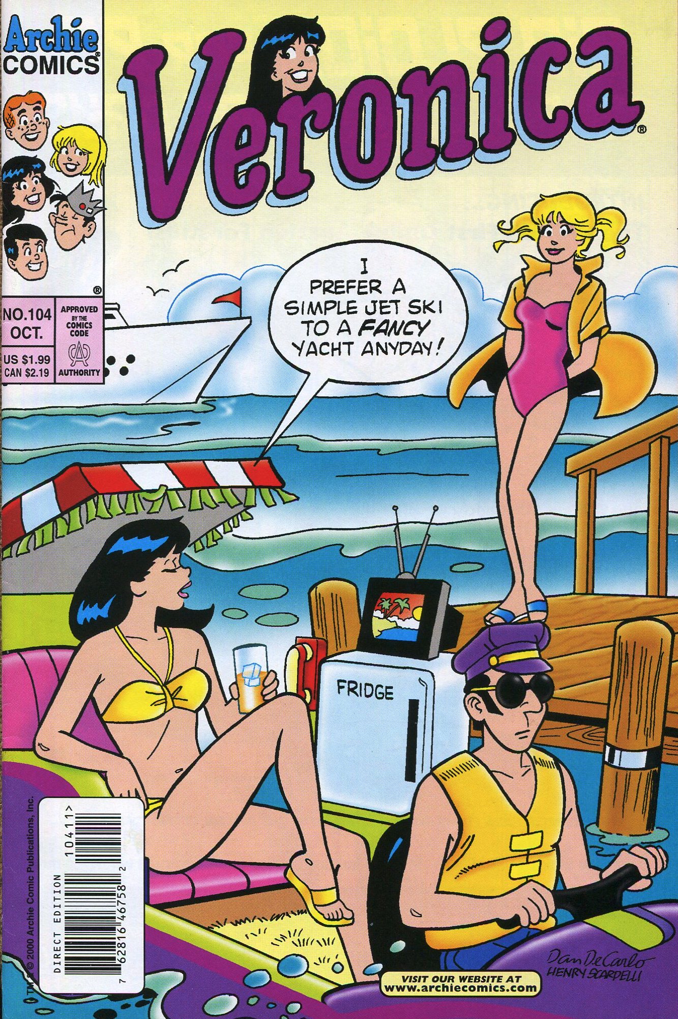 Read online Veronica comic -  Issue #104 - 1