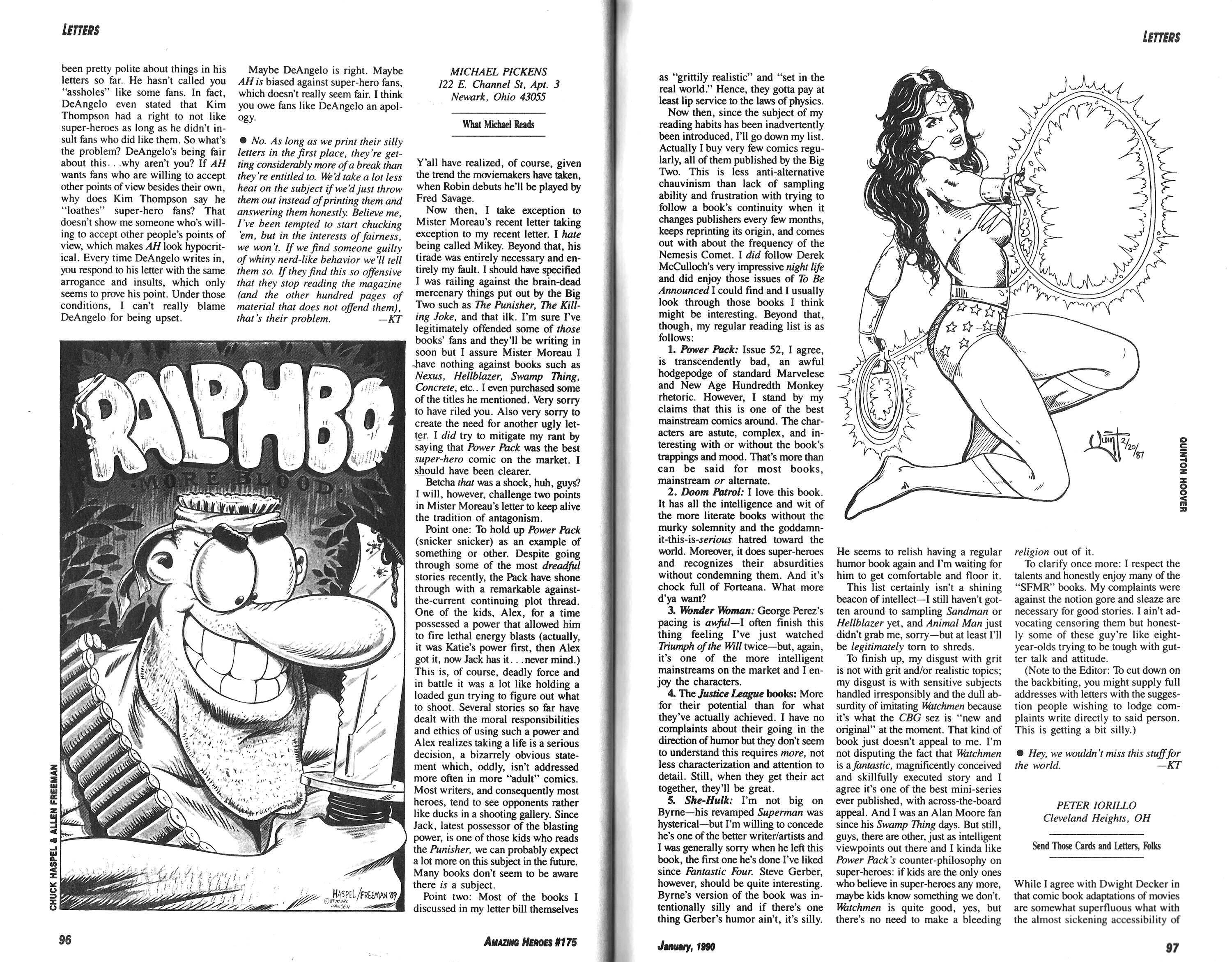 Read online Amazing Heroes comic -  Issue #175 - 49