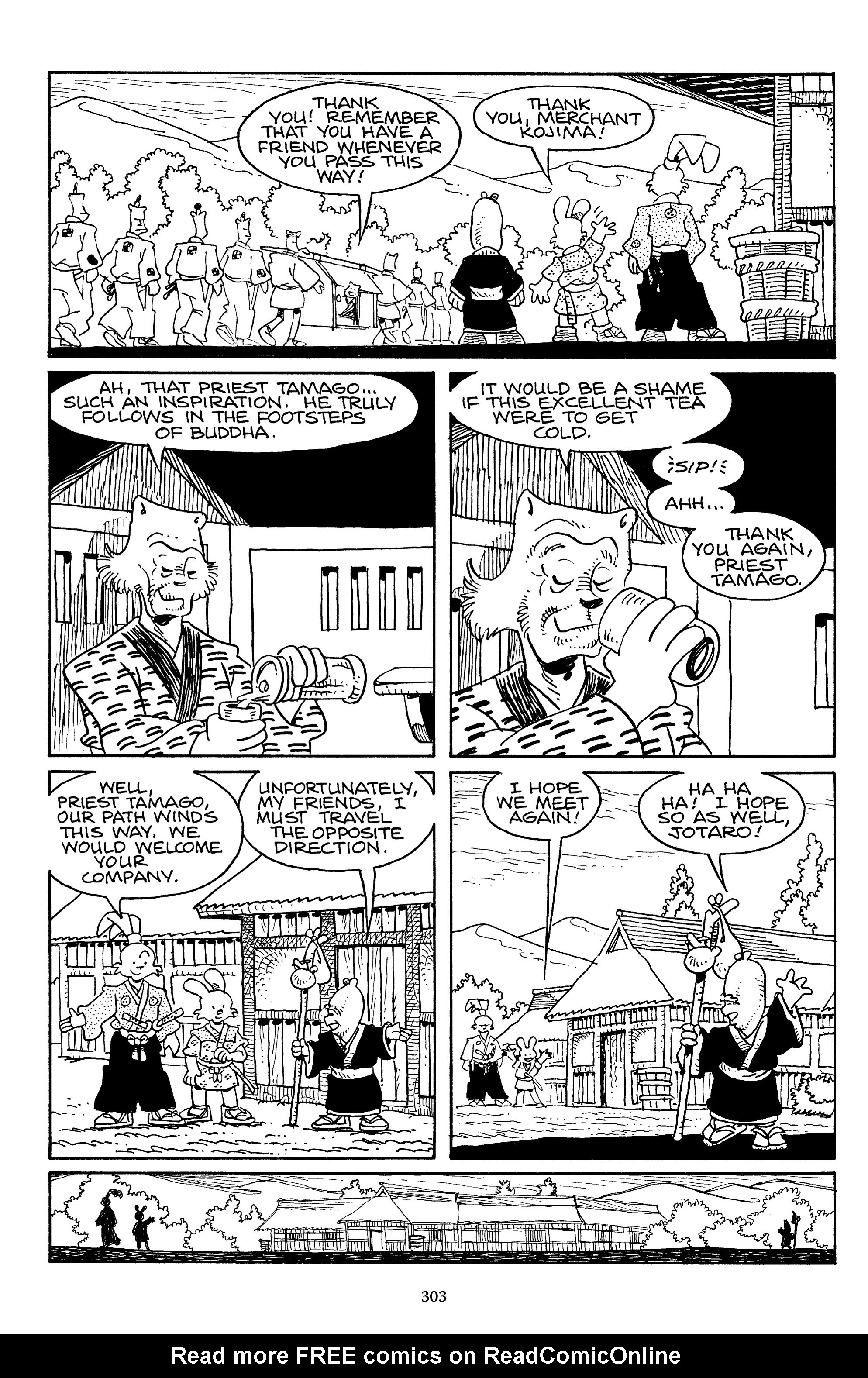 Read online The Usagi Yojimbo Saga comic -  Issue # TPB 4 - 300