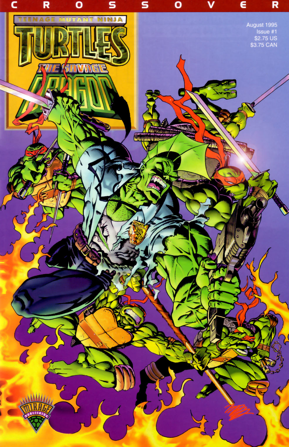 Teenage Mutant Ninja Turtles/Savage Dragon Crossover Full #1 - English 1