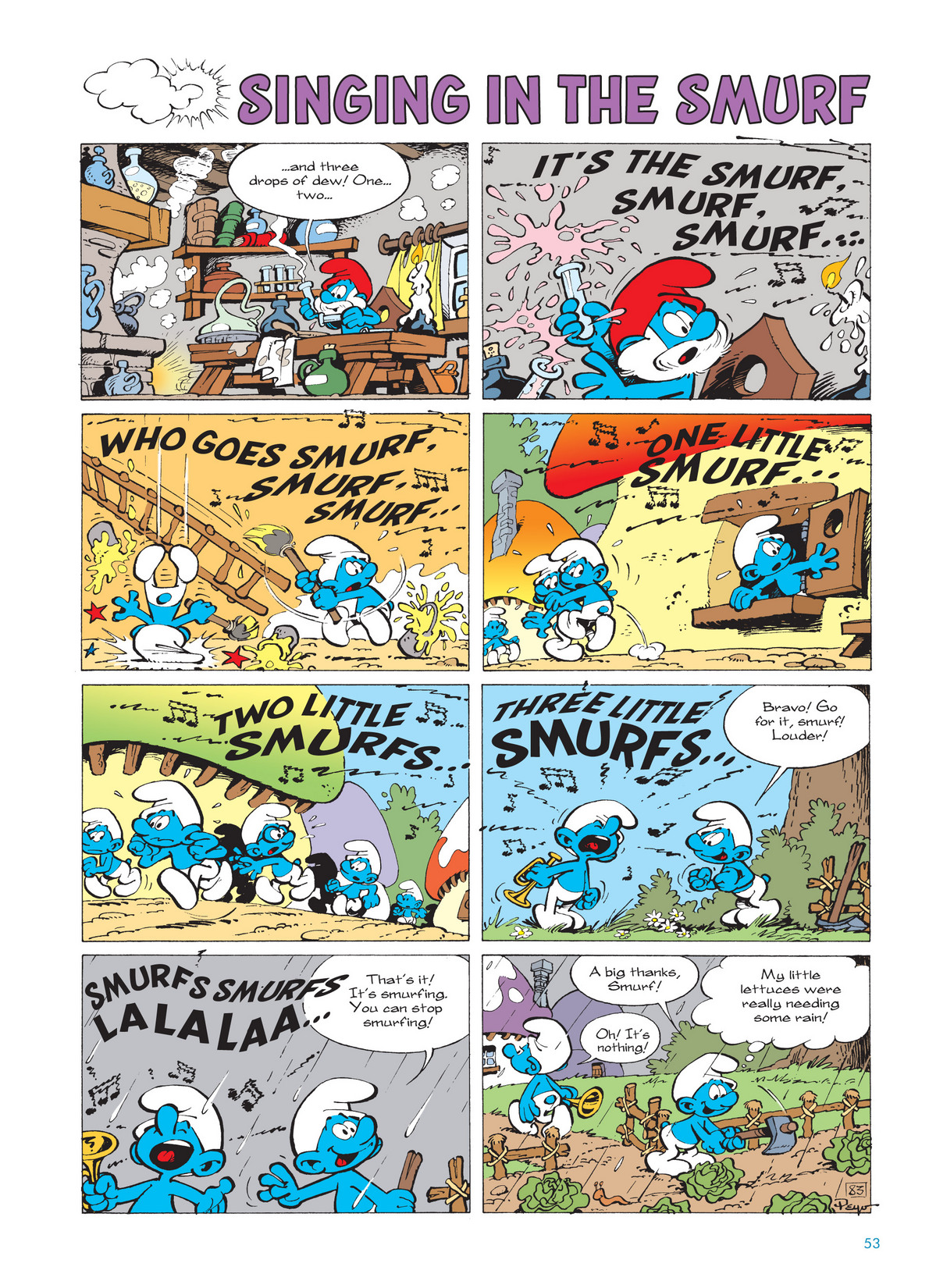 Read online The Smurfs comic -  Issue #10 - 54