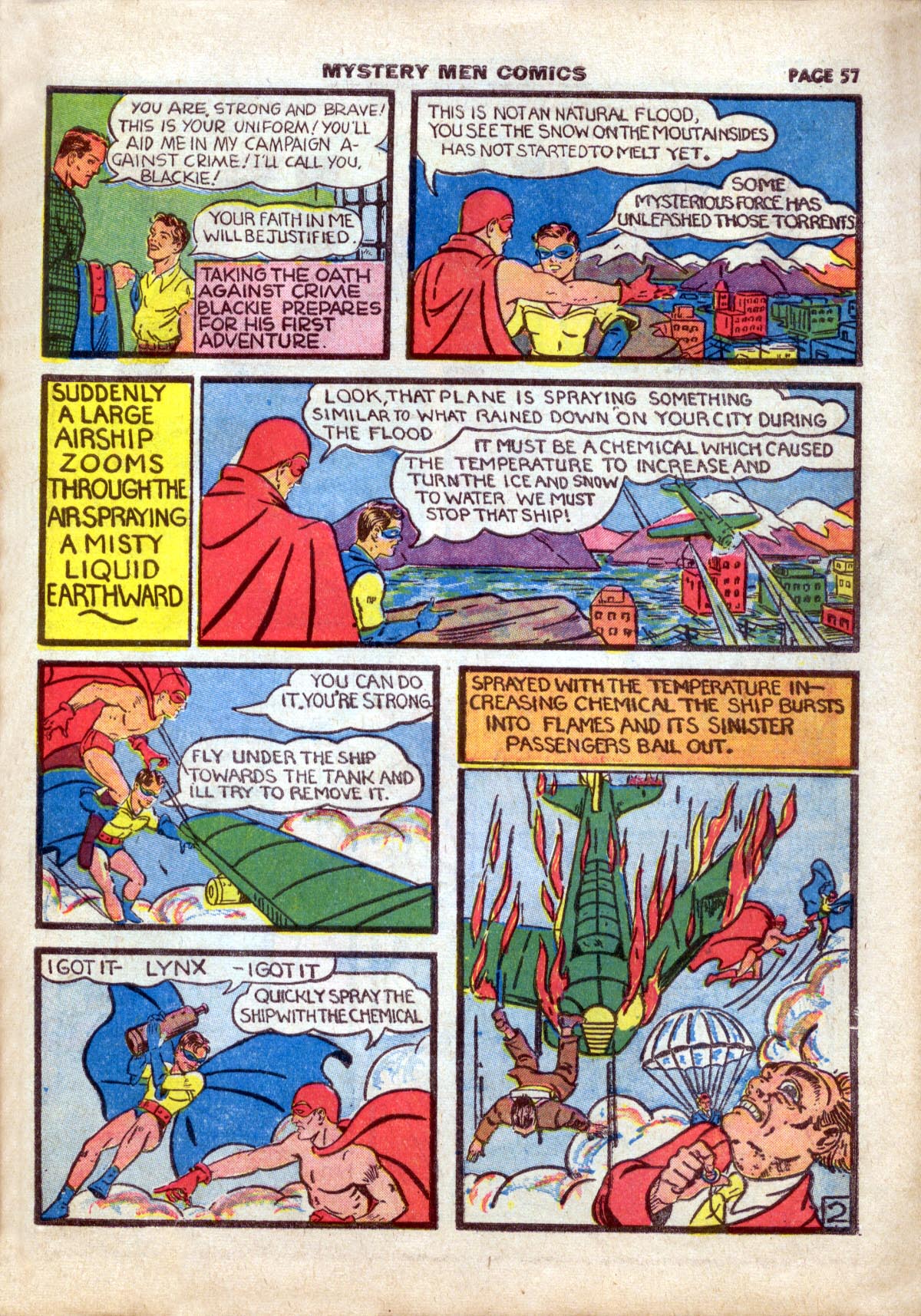 Read online Mystery Men Comics comic -  Issue #13 - 61