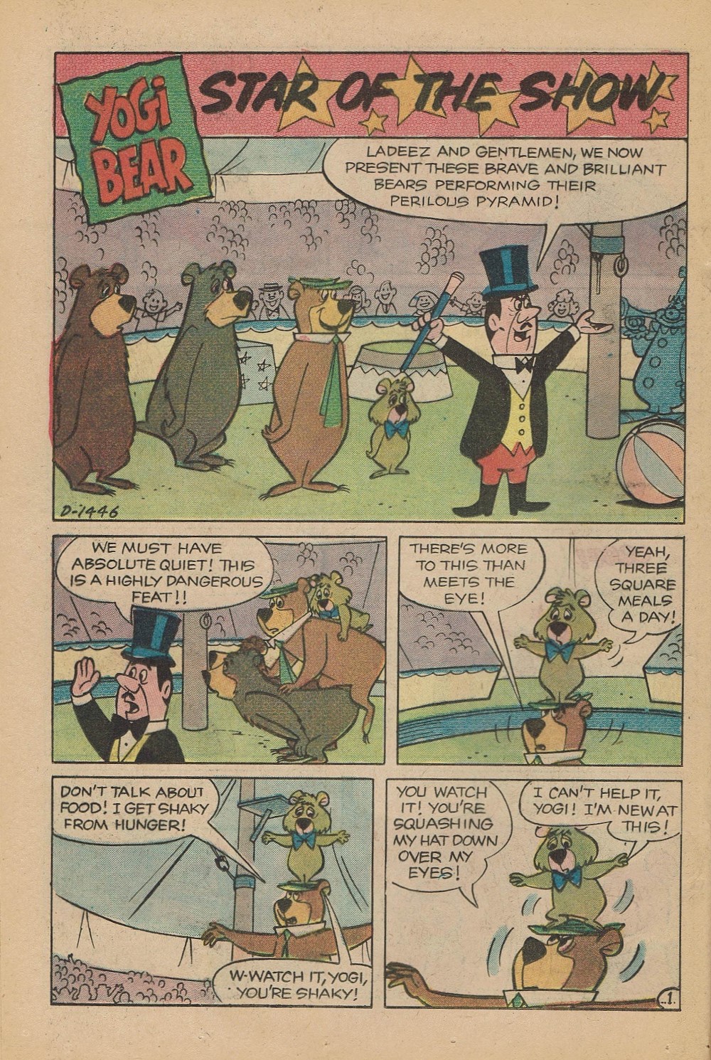 Read online Yogi Bear (1970) comic -  Issue #6 - 20