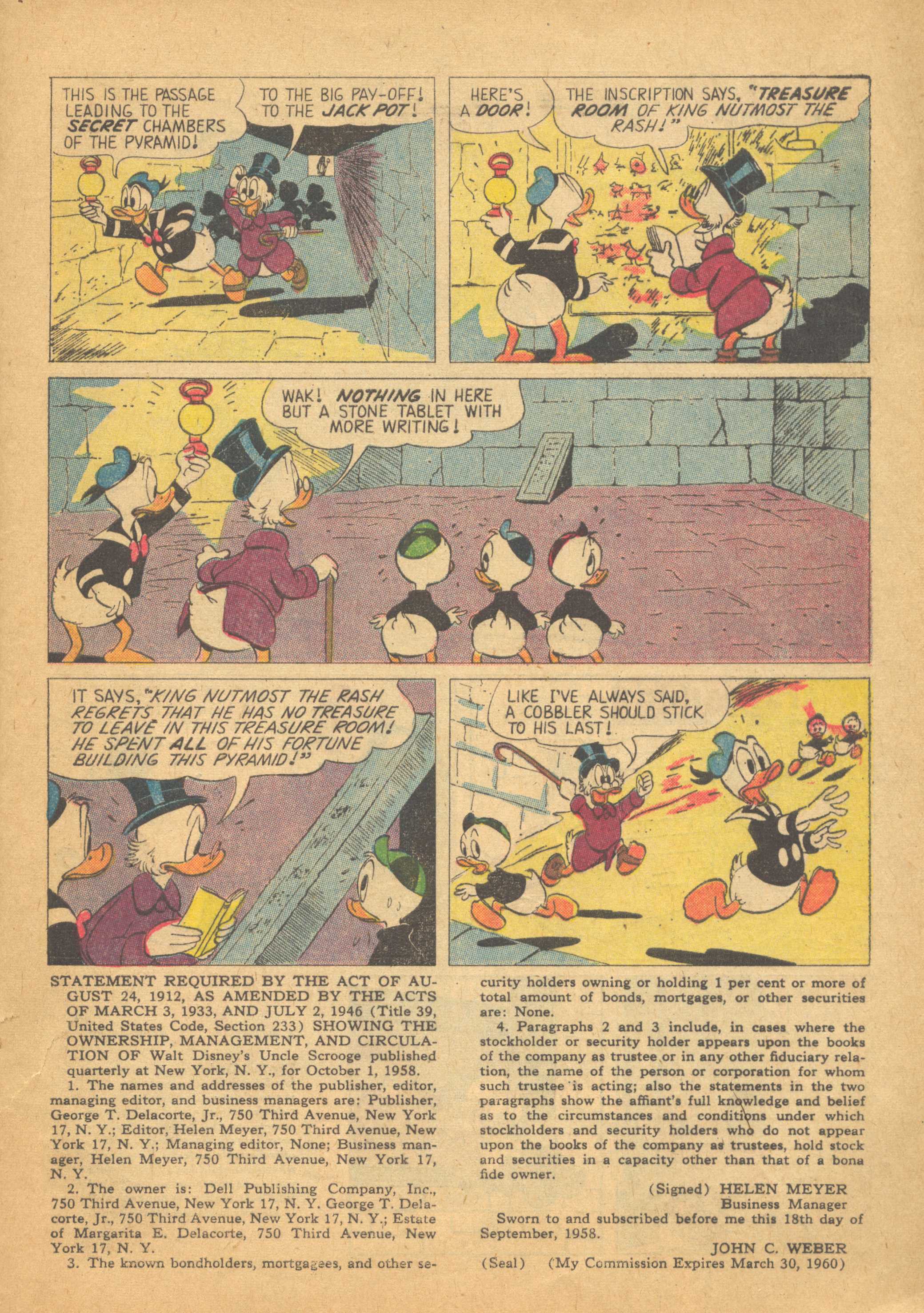 Read online Uncle Scrooge (1953) comic -  Issue #25 - 33