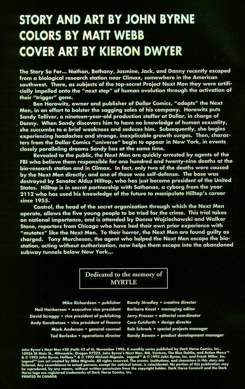 Read online John Byrne's Next Men (1992) comic -  Issue #20 - 2