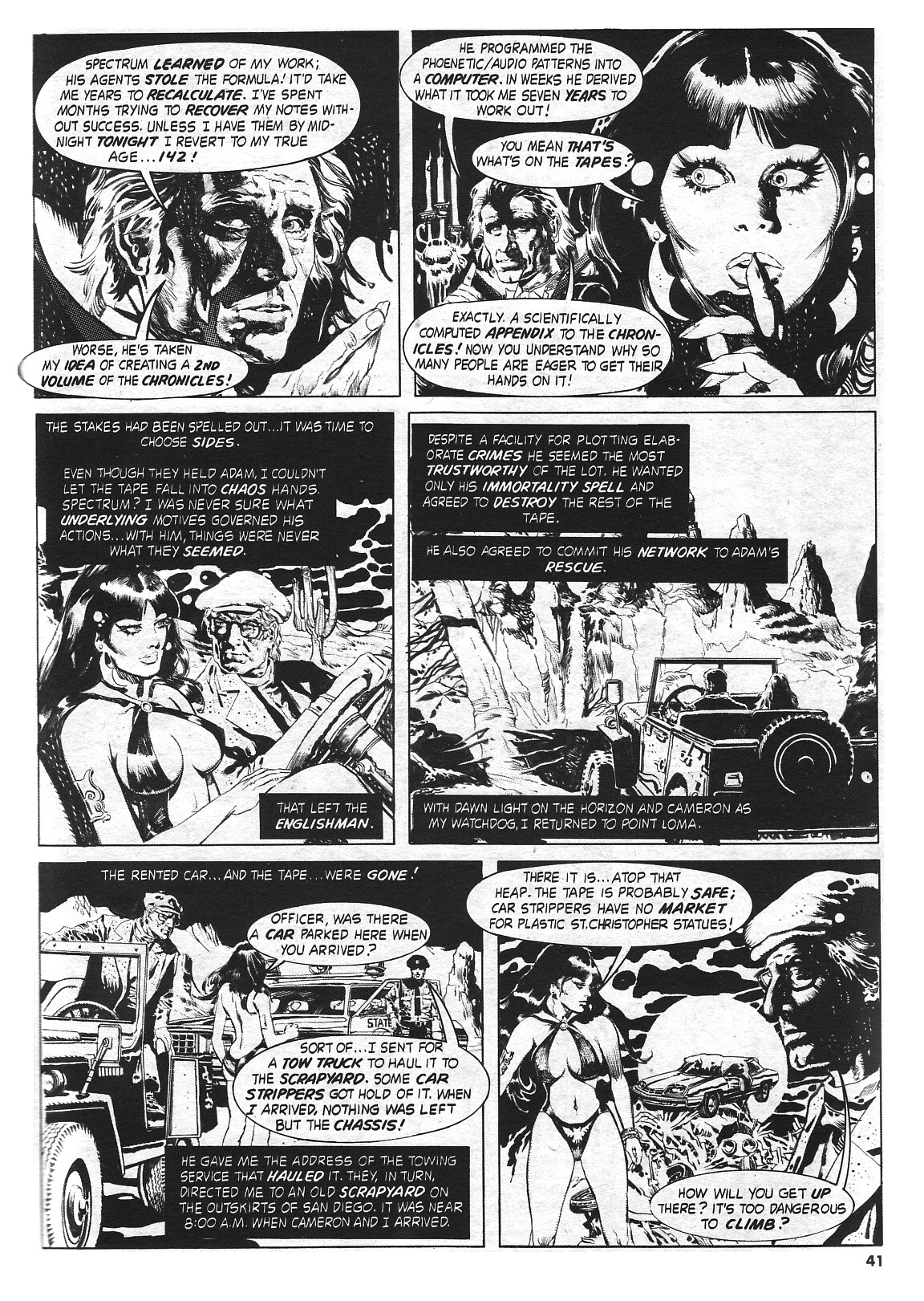 Read online Vampirella (1969) comic -  Issue #64 - 41