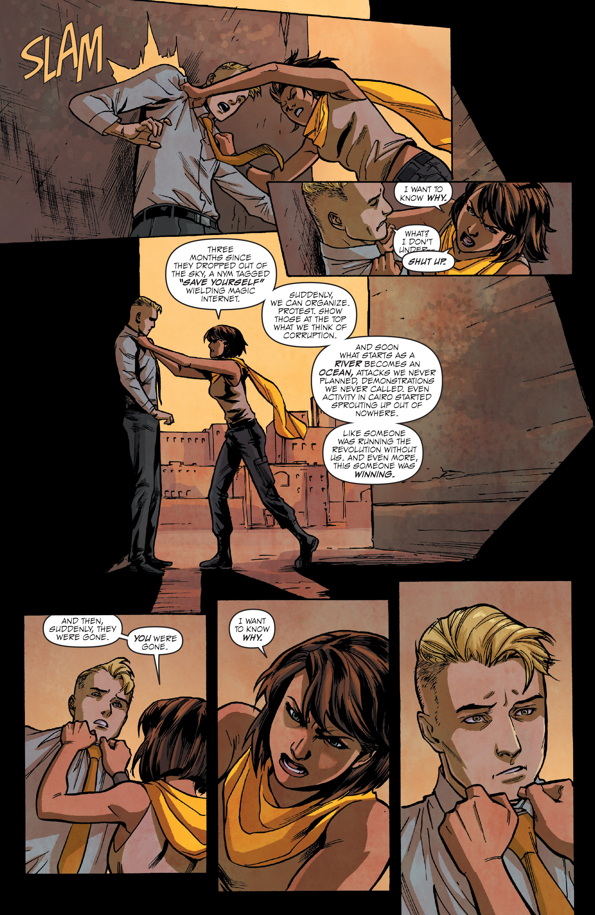 Read online Hacktivist comic -  Issue #3 - 12