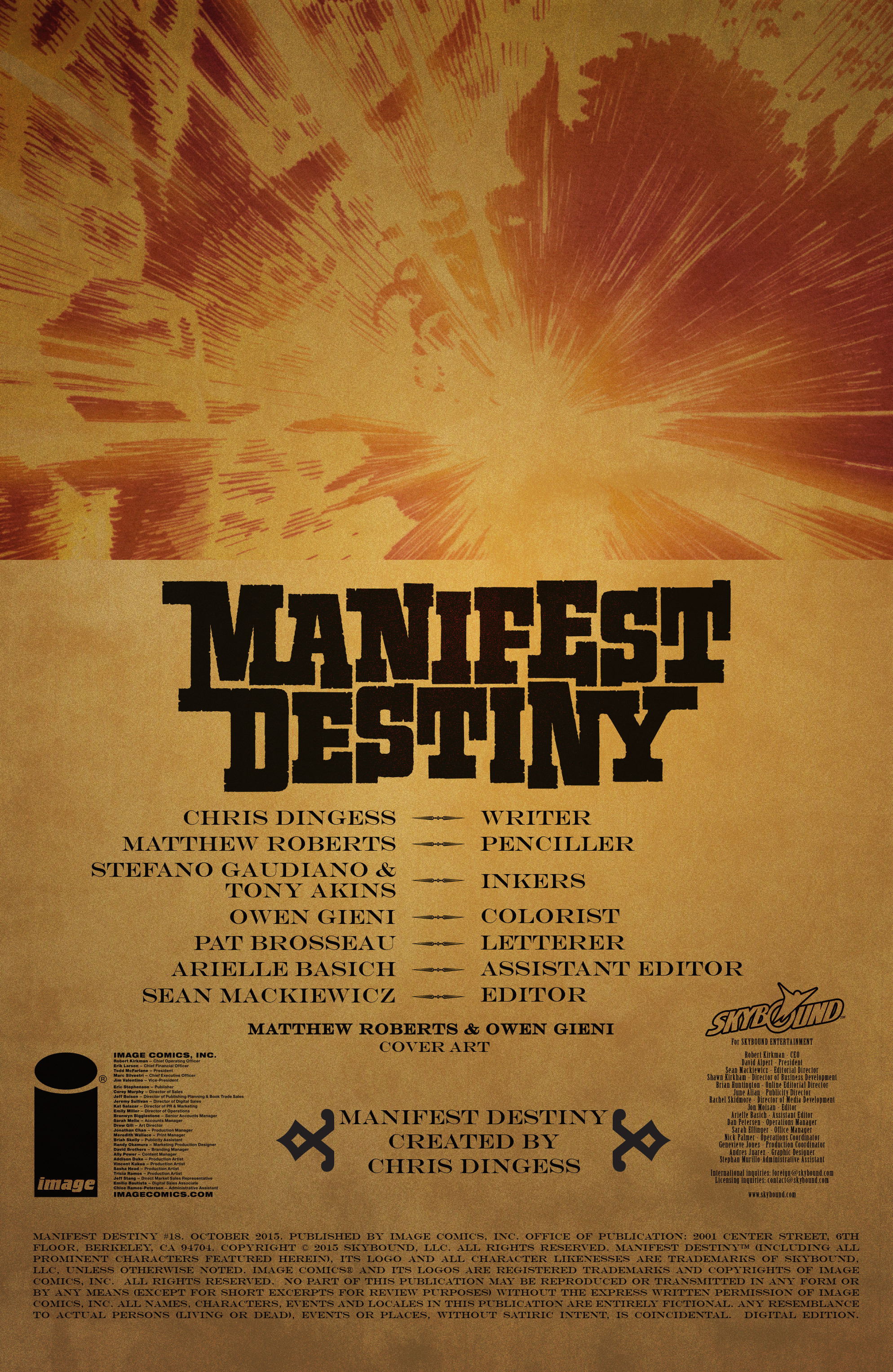 Read online Manifest Destiny comic -  Issue #18 - 2