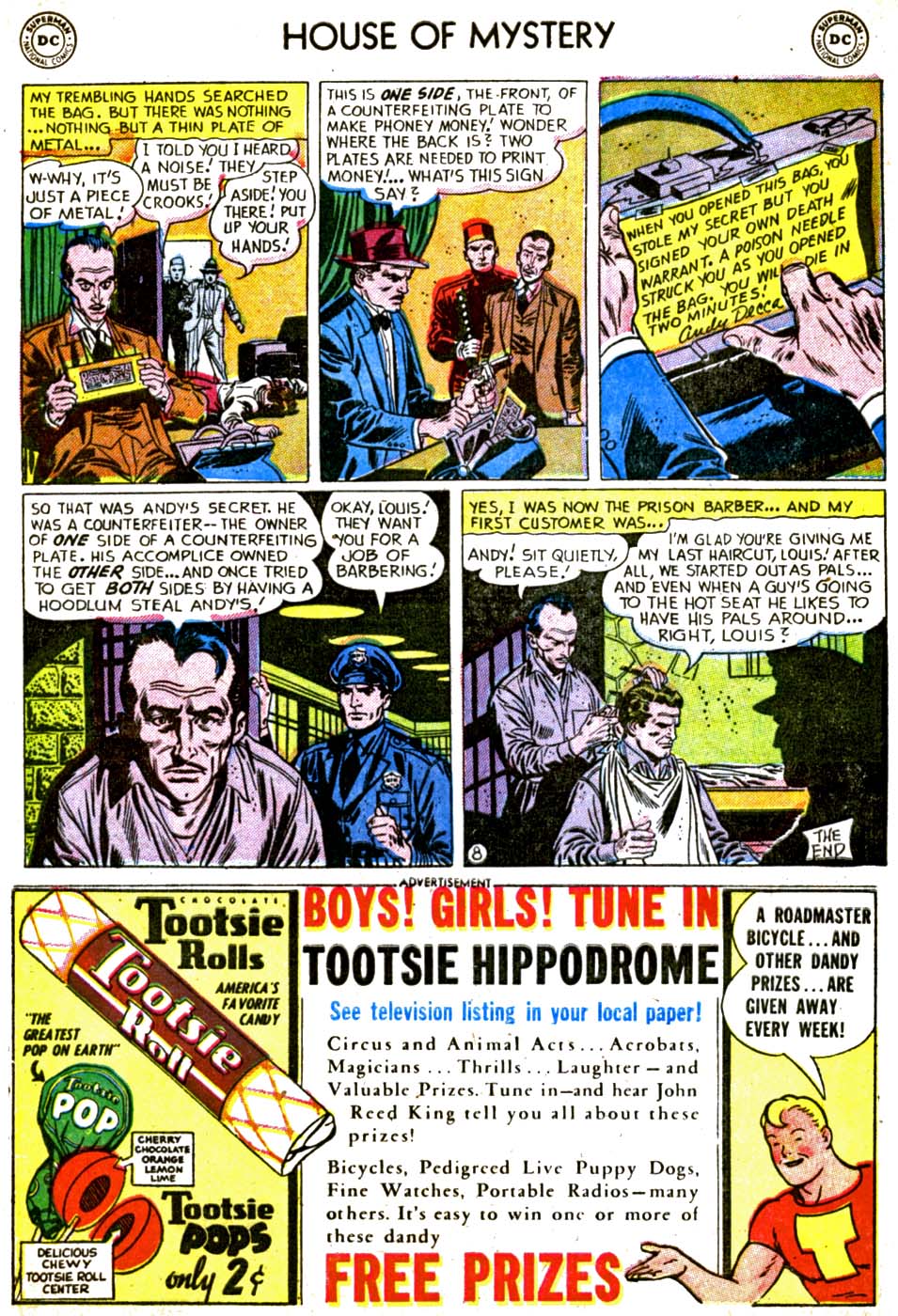 Read online House of Mystery (1951) comic -  Issue #9 - 10