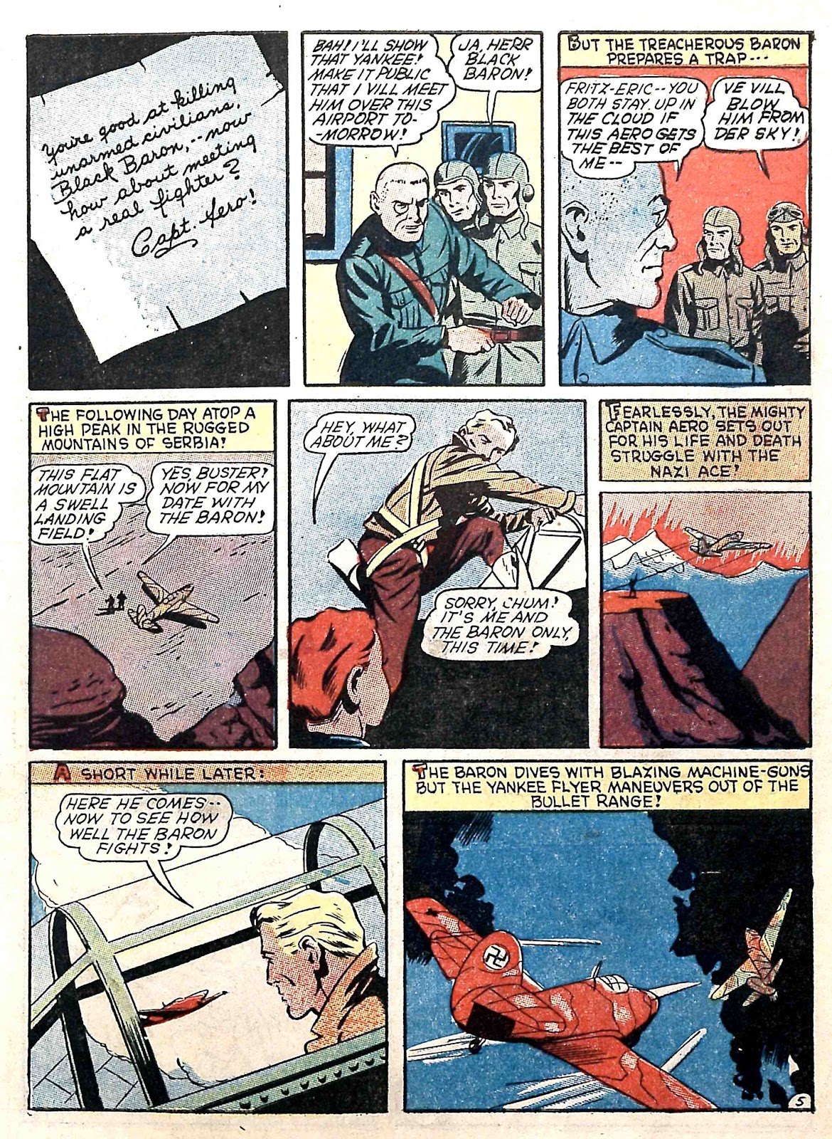 Captain Aero Comics issue 8 - Page 7