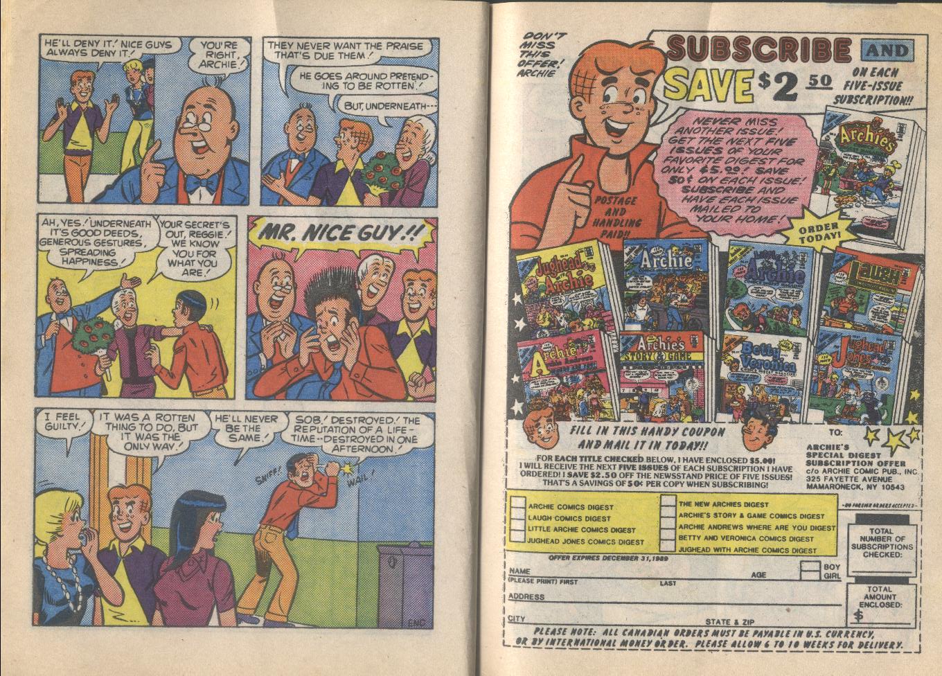 Read online Archie...Archie Andrews, Where Are You? Digest Magazine comic -  Issue #63 - 18