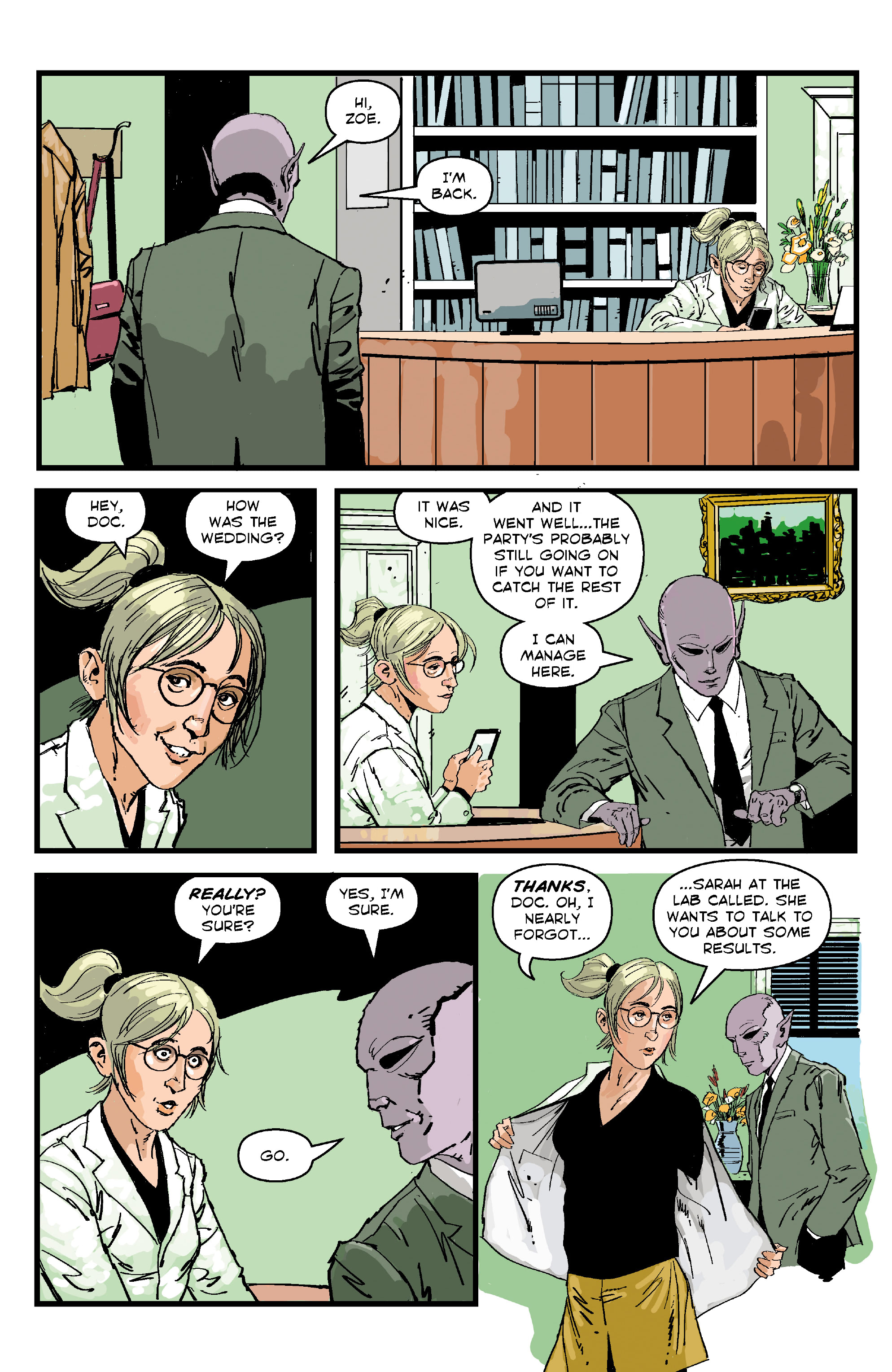 Read online Resident Alien: Your Ride's Here comic -  Issue #3 - 19