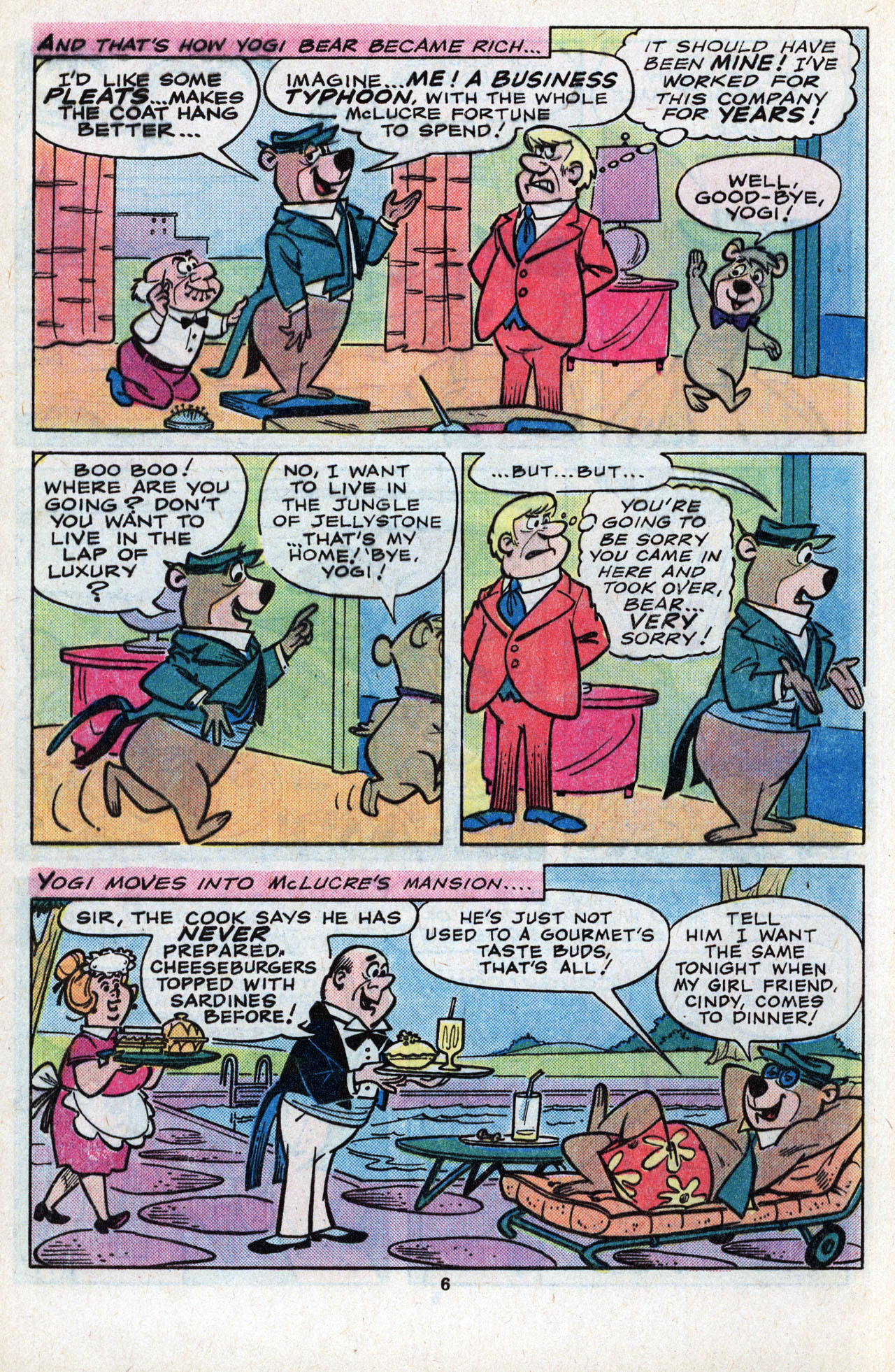 Read online Yogi Bear comic -  Issue #7 - 8
