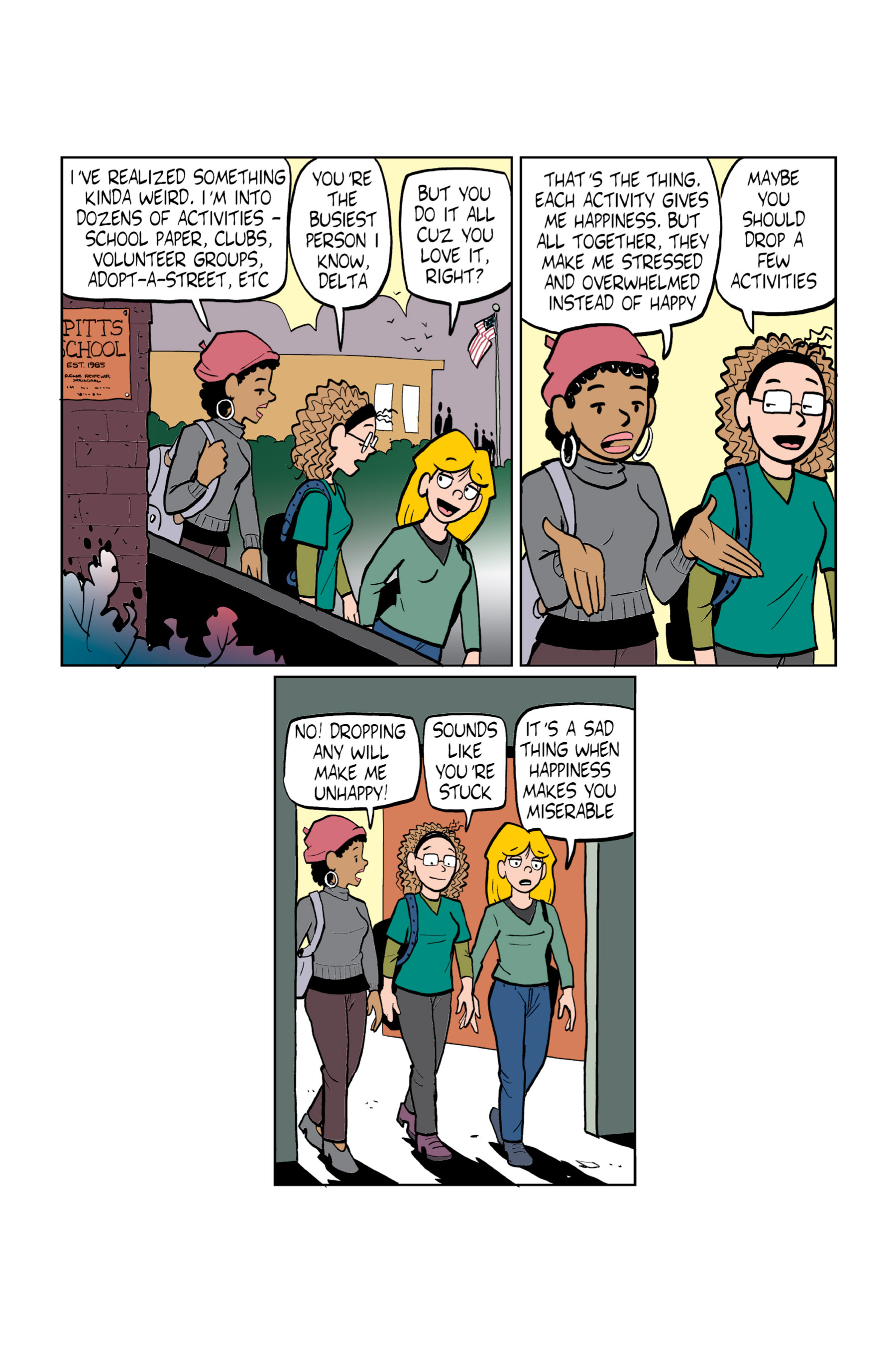 Read online Luann: Stress   Hormones = High School comic -  Issue # TPB - 5