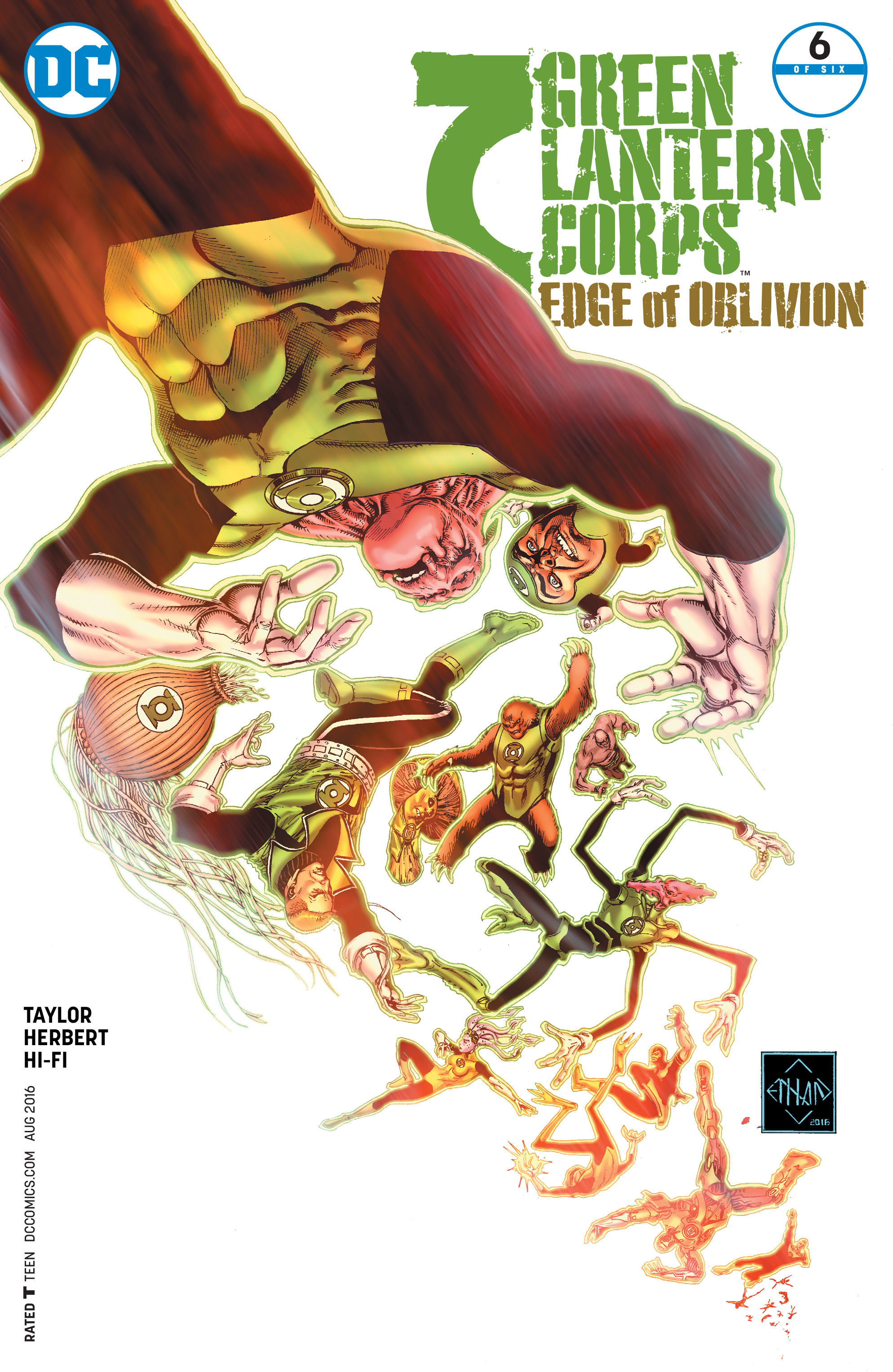 Read online Green Lantern Corps: Edge of Oblivion comic -  Issue #6 - 1