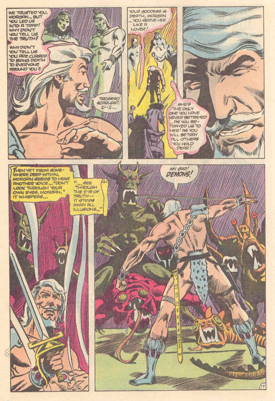 Read online Warlord (1976) comic -  Issue #98 - 17