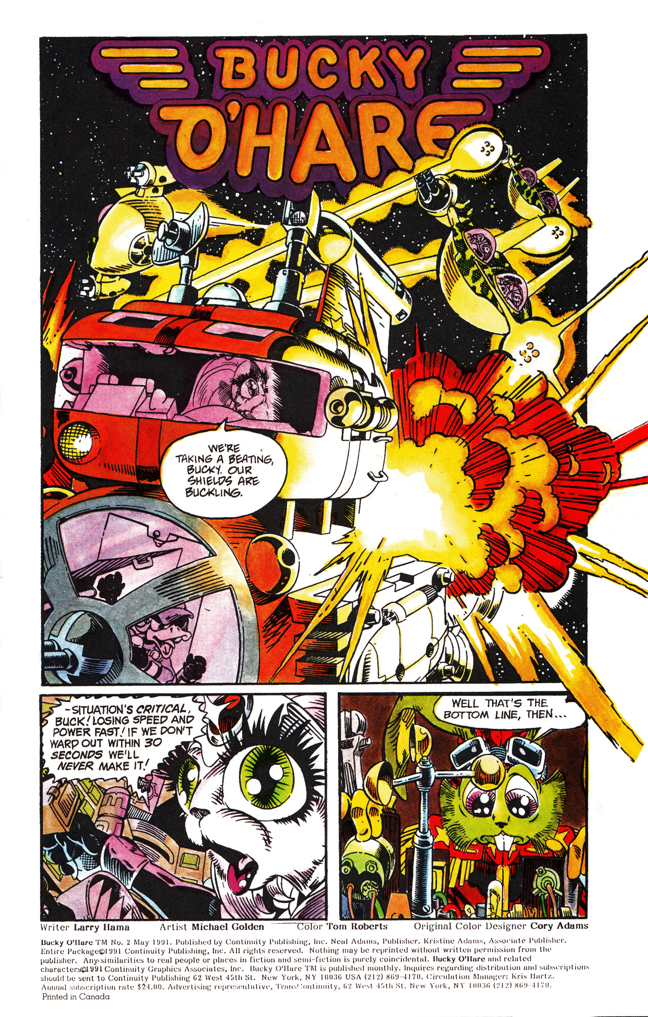 Read online Bucky O'Hare (1991) comic -  Issue #2 - 3