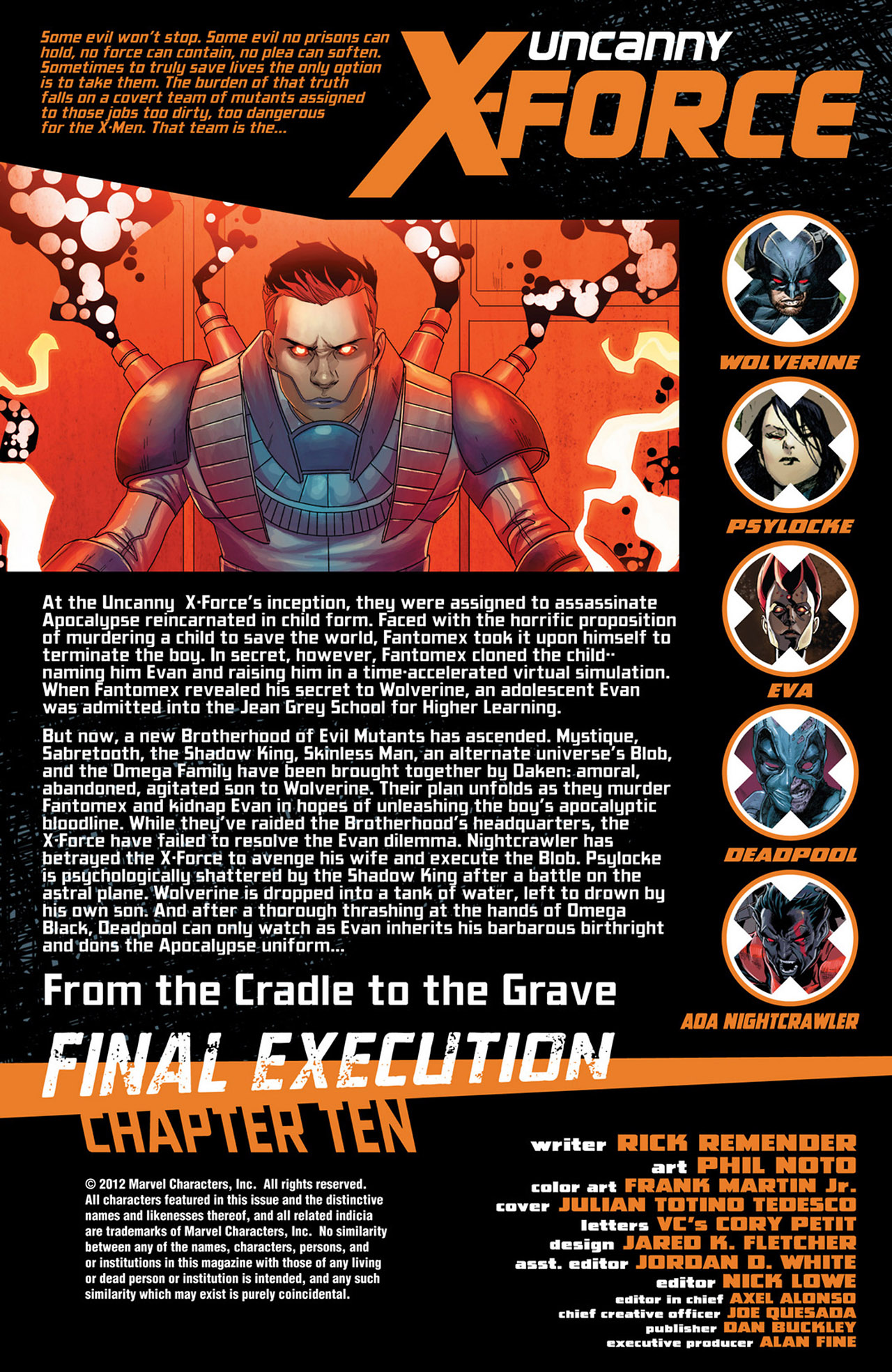 Read online Uncanny X-Force (2010) comic -  Issue #34 - 2