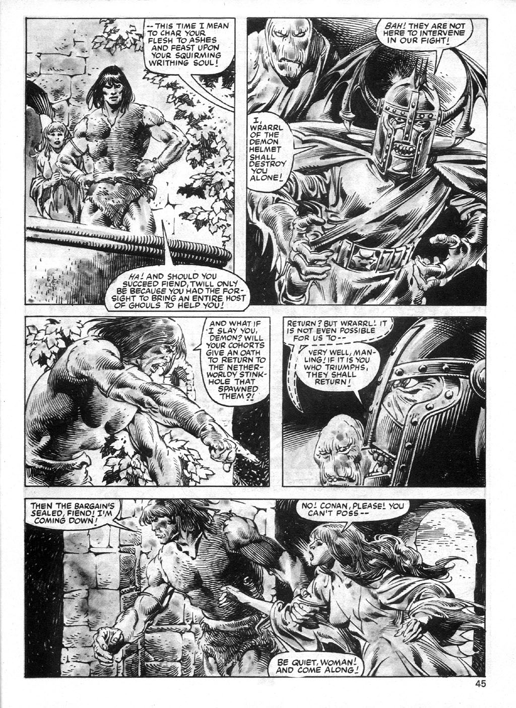 Read online The Savage Sword Of Conan comic -  Issue #96 - 45