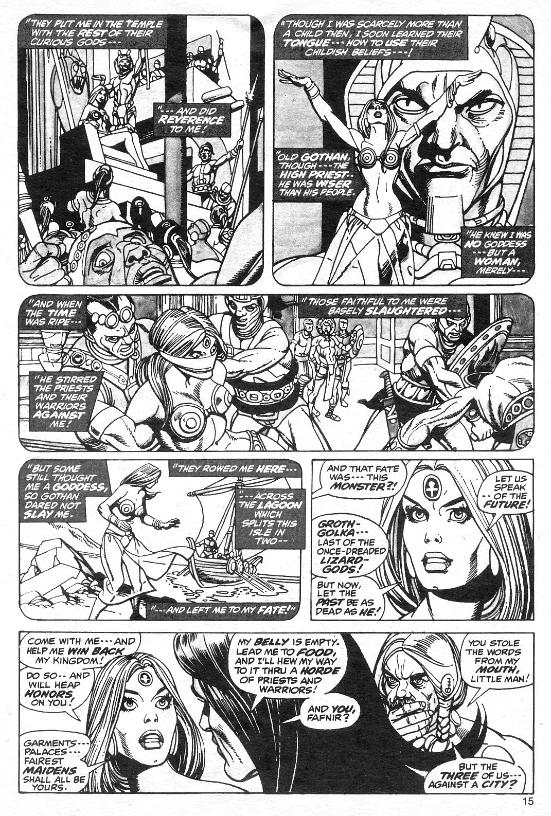 Read online The Savage Sword Of Conan comic -  Issue #13 - 15