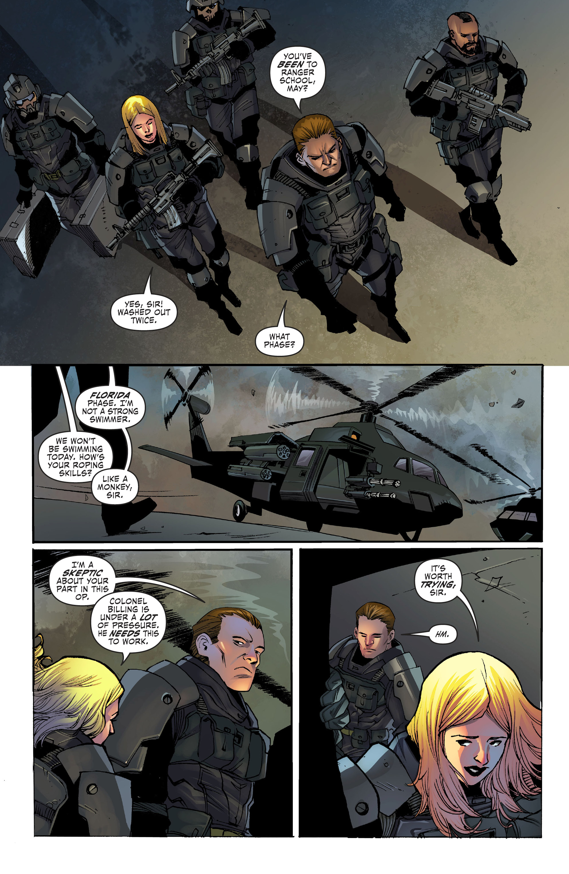 Read online Militia comic -  Issue #1 - 21