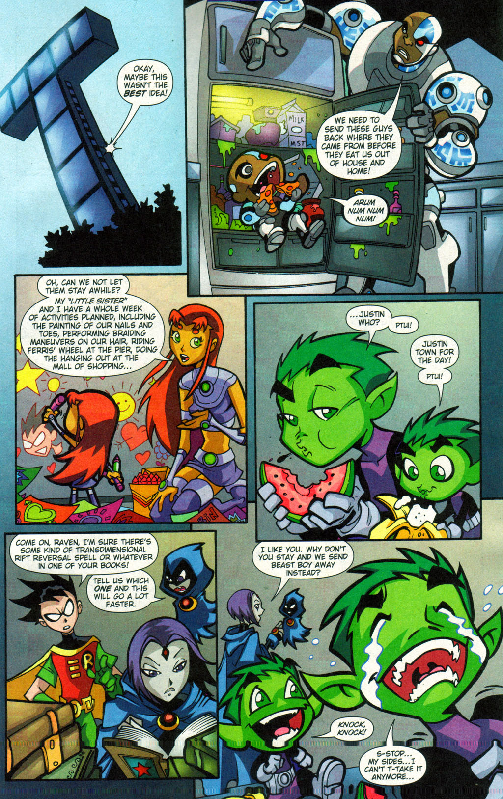 Read online Teen Titans Go! (2003) comic -  Issue #18 - 8