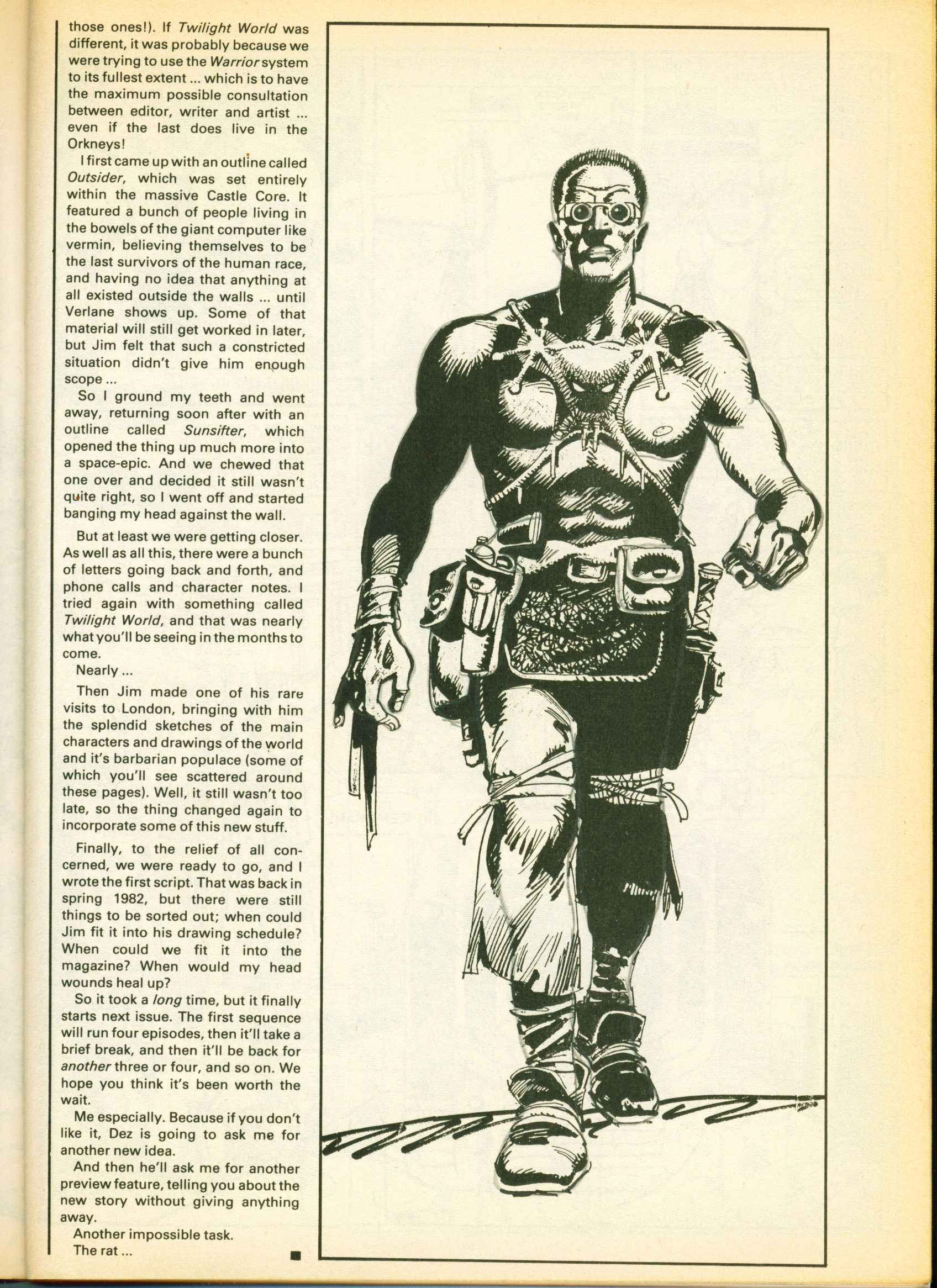 Read online Warrior comic -  Issue #13 - 13