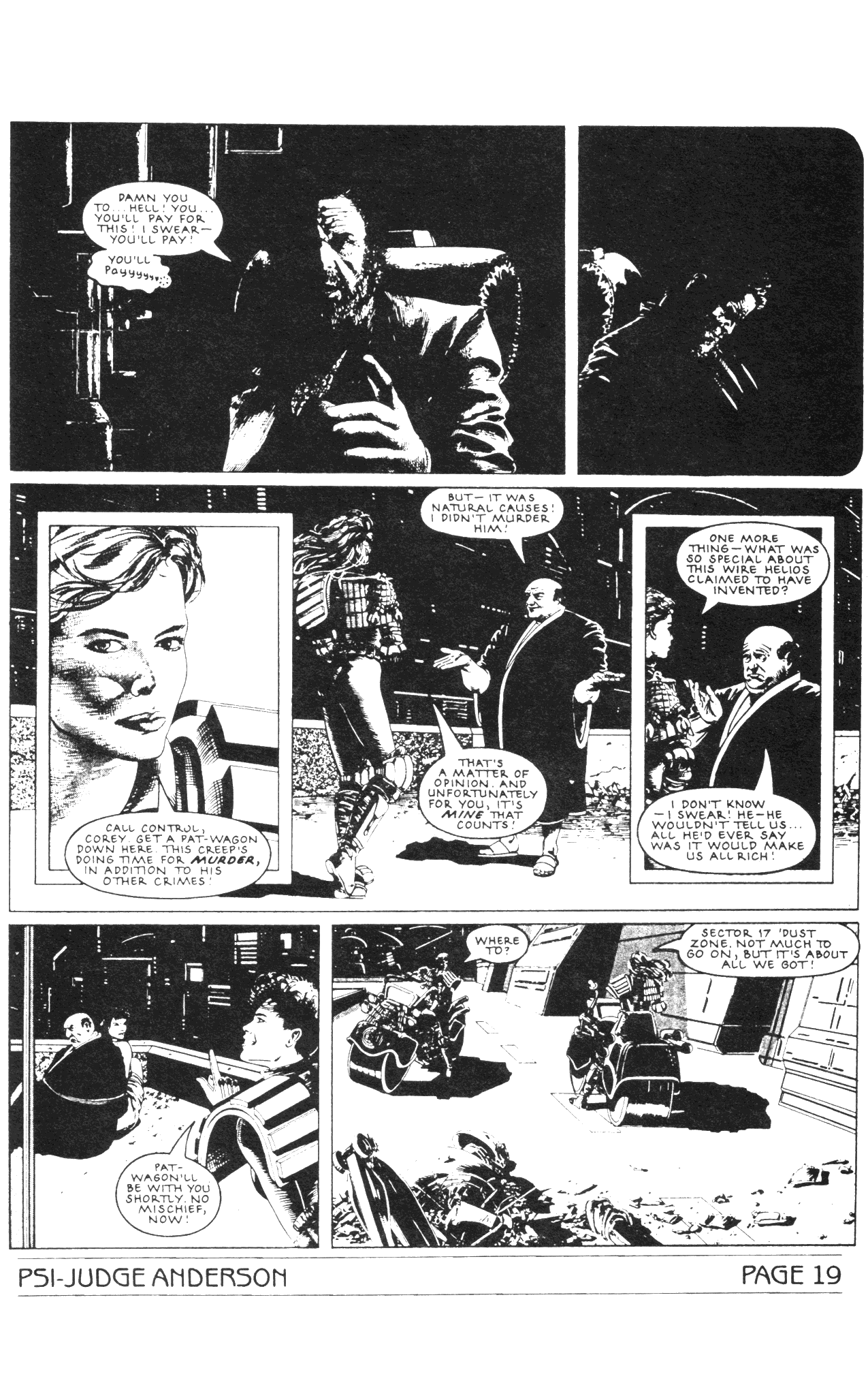 Read online Psi-Judge Anderson comic -  Issue #9 - 21