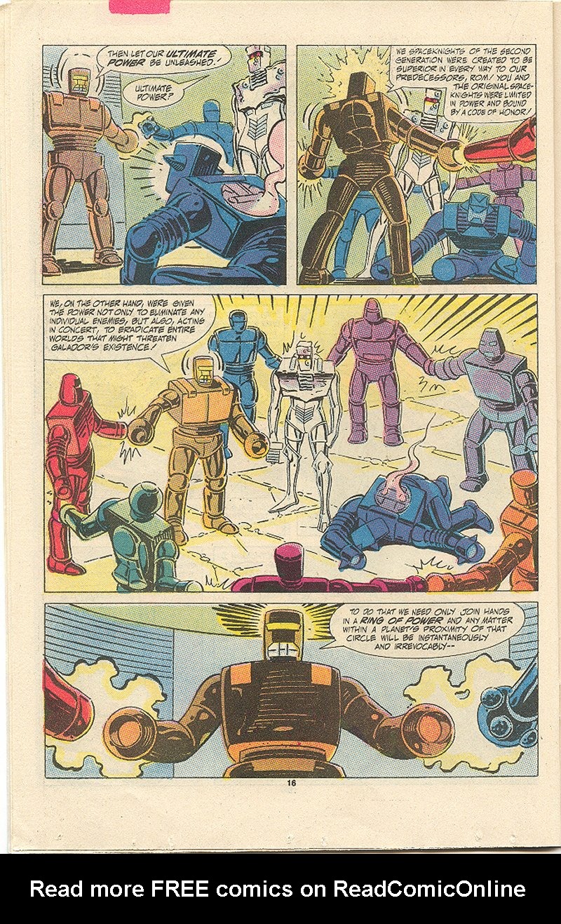 Read online ROM (1979) comic -  Issue #75 - 16