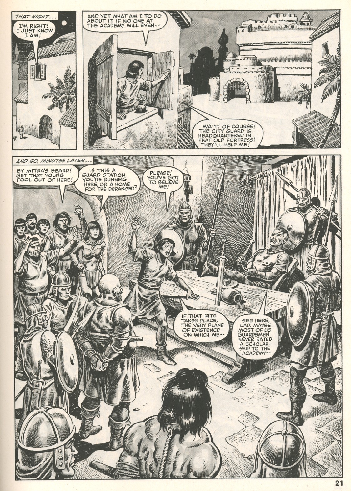 Read online The Savage Sword Of Conan comic -  Issue #109 - 23