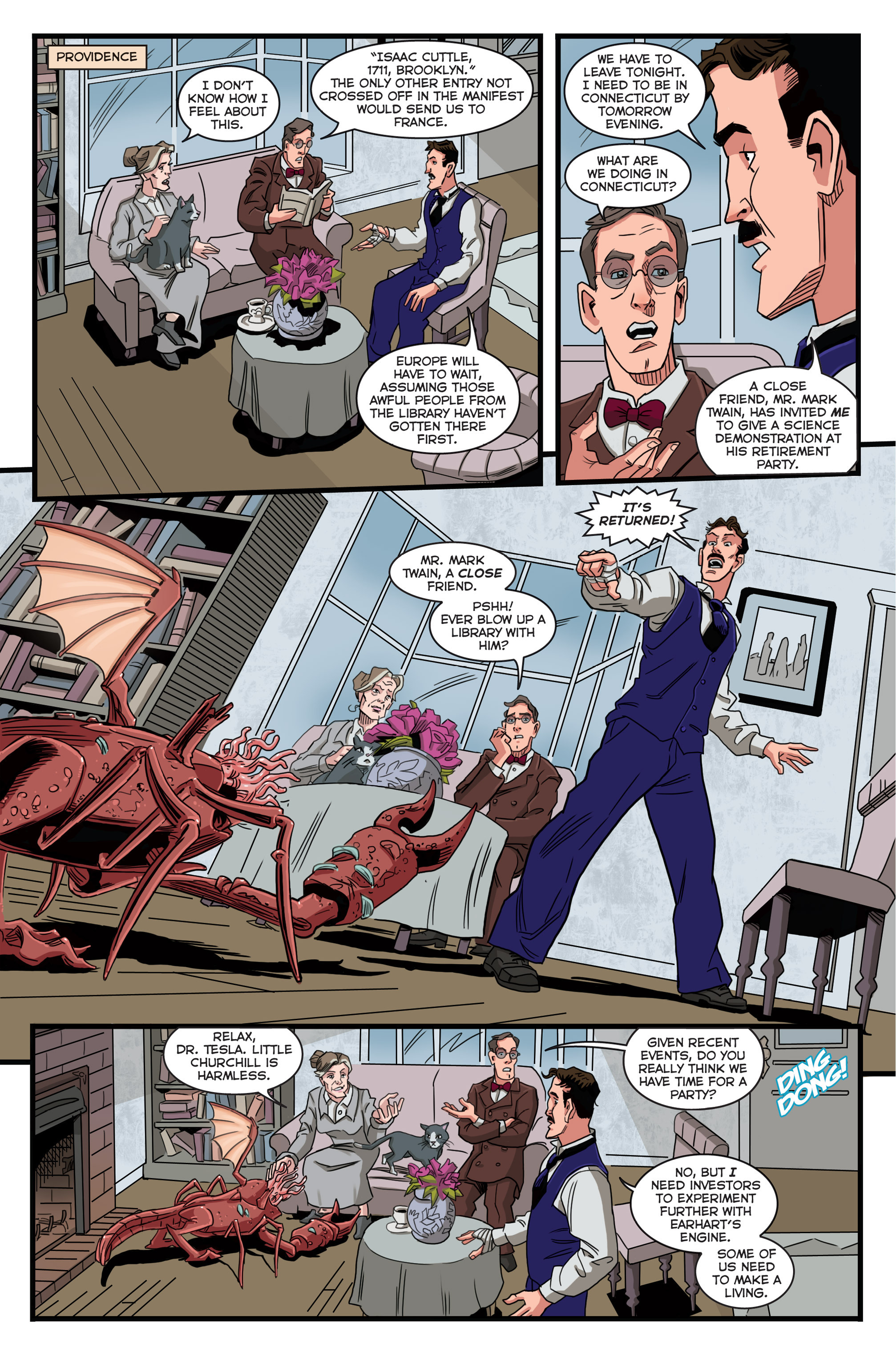 Read online Herald: Lovecraft and Tesla comic -  Issue #4 - 4