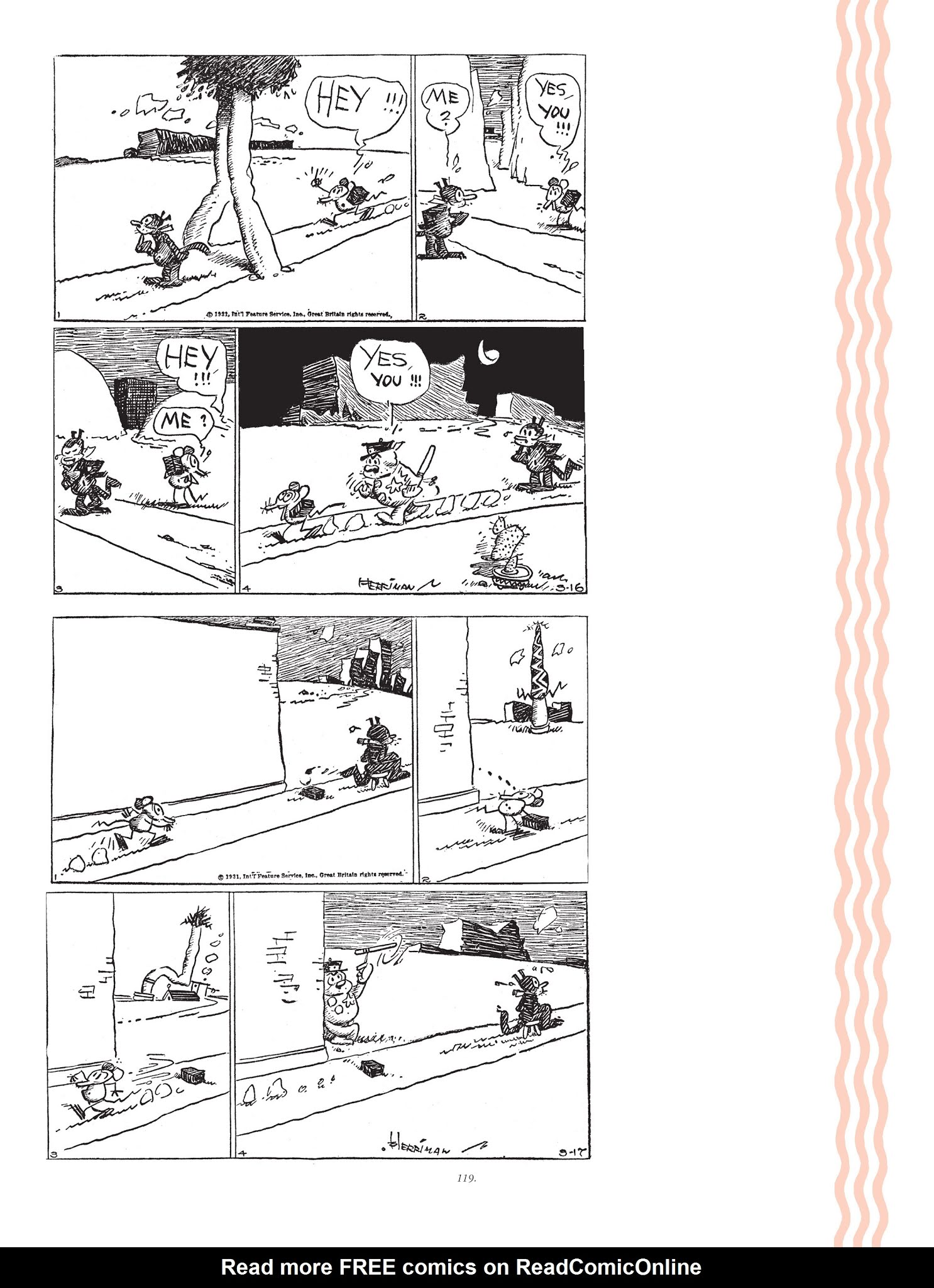 Read online Krazy & Ignatz comic -  Issue # TPB 7 - 116