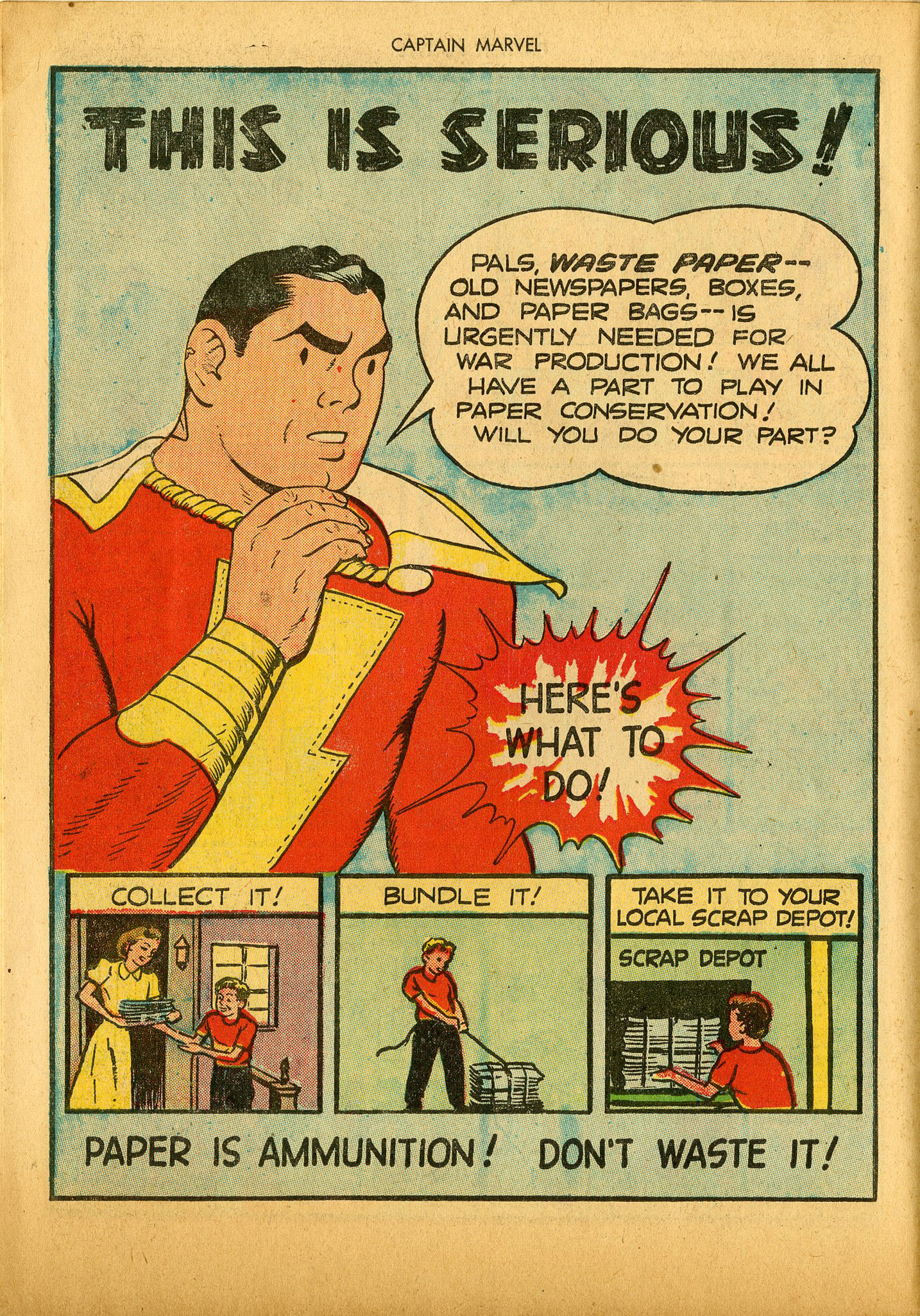Read online Captain Marvel Adventures comic -  Issue #36 - 14
