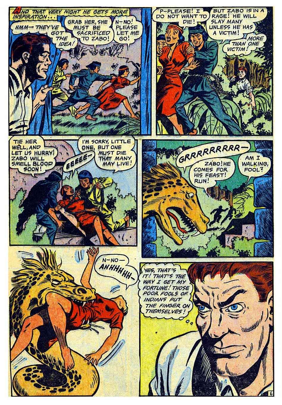 Read online Voodoo (1952) comic -  Issue #6 - 7