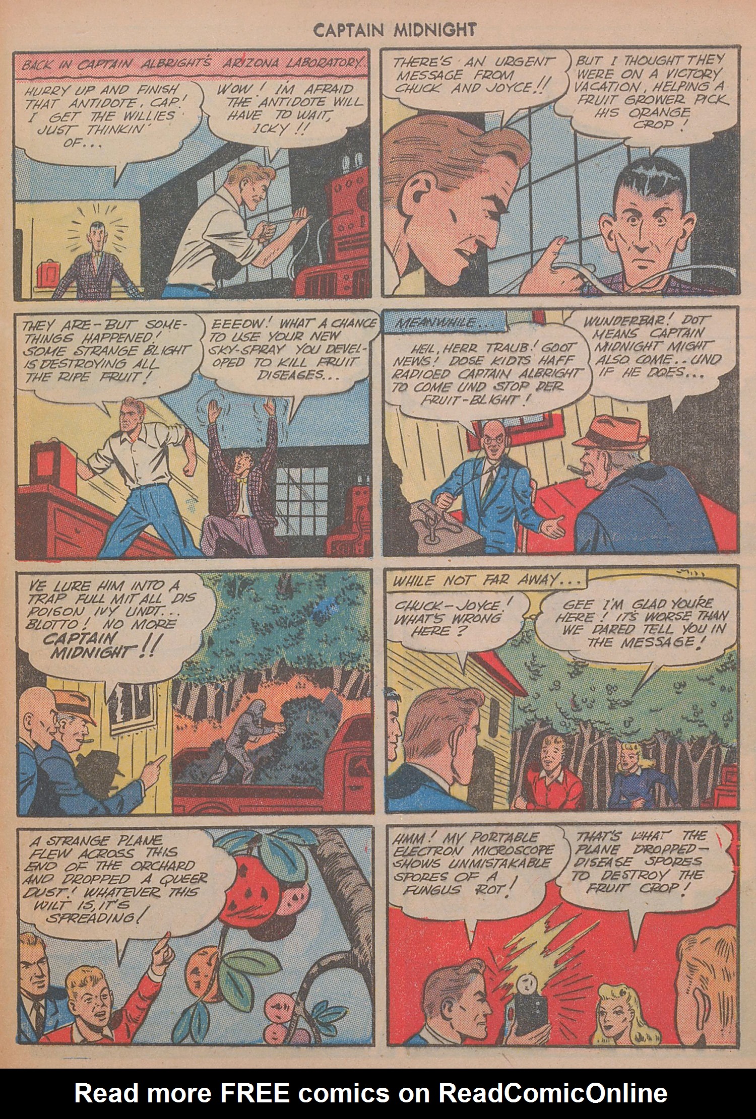 Read online Captain Midnight (1942) comic -  Issue #30 - 29