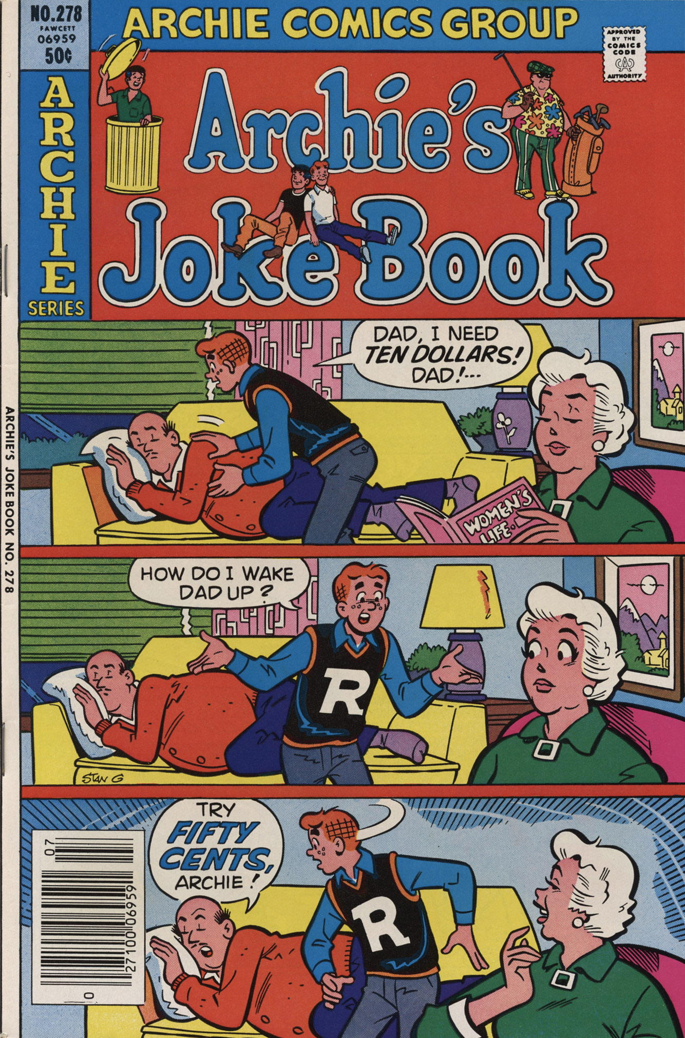 Read online Archie's Joke Book Magazine comic -  Issue #278 - 1