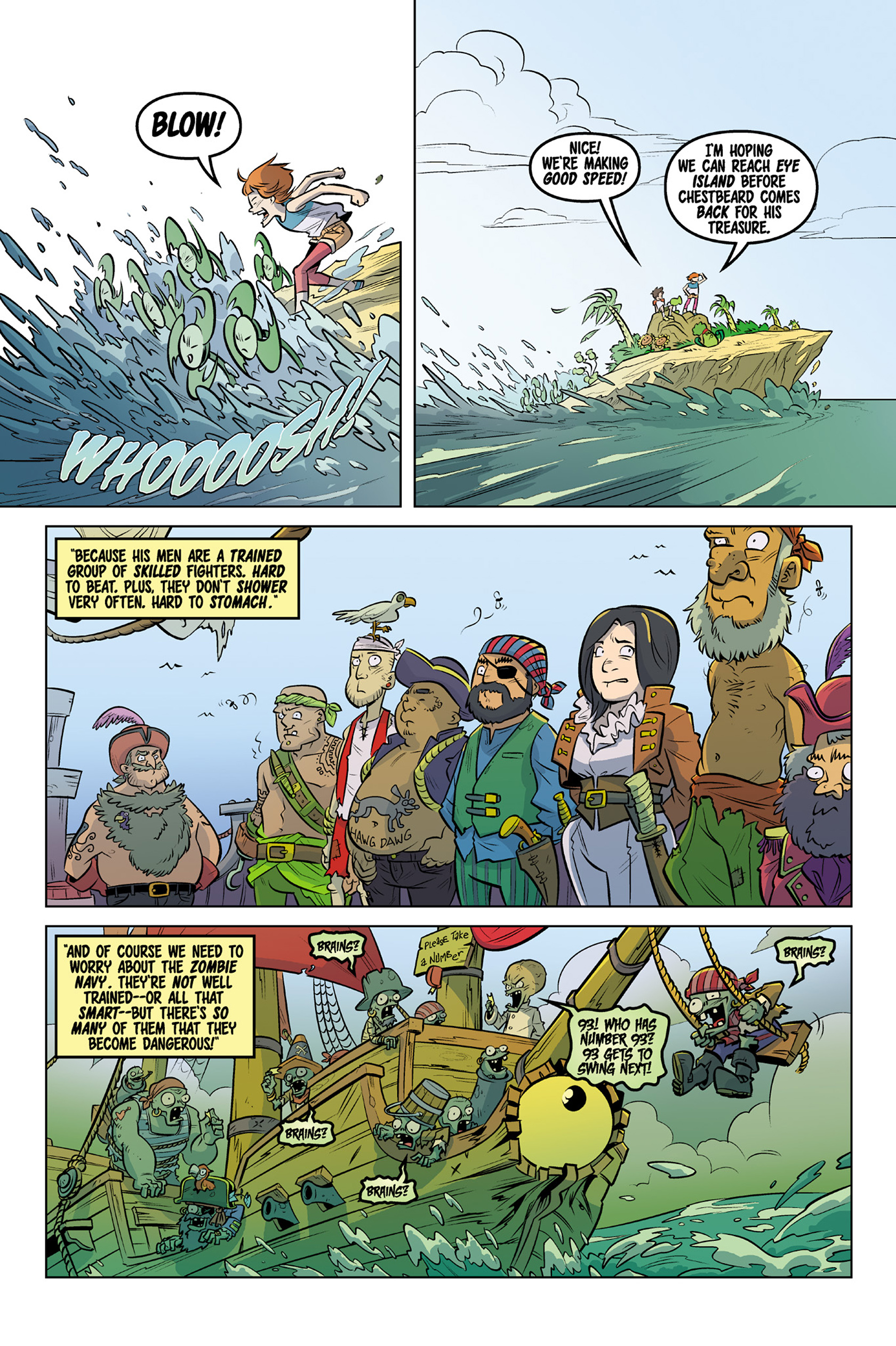Read online Plants vs. Zombies: Timepocalypse comic -  Issue #5 - 6
