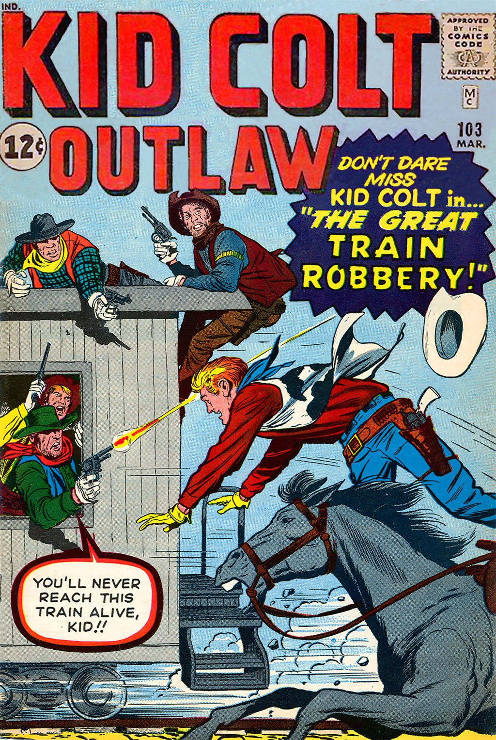 Read online Kid Colt Outlaw comic -  Issue #103 - 1