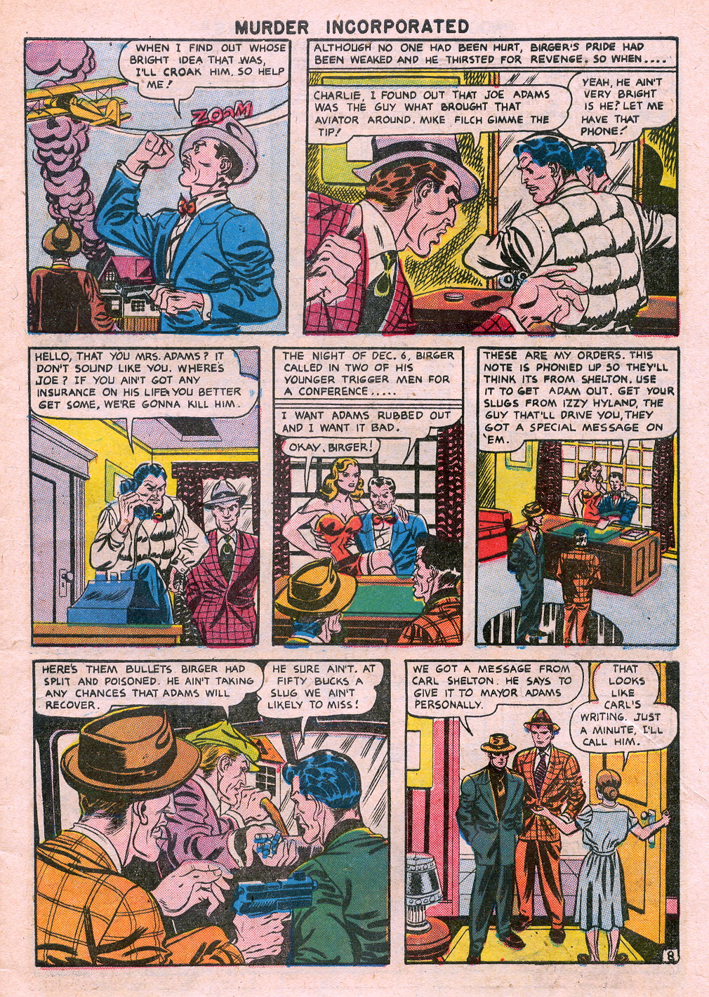 Read online Murder Incorporated (1948) comic -  Issue #1 - 9