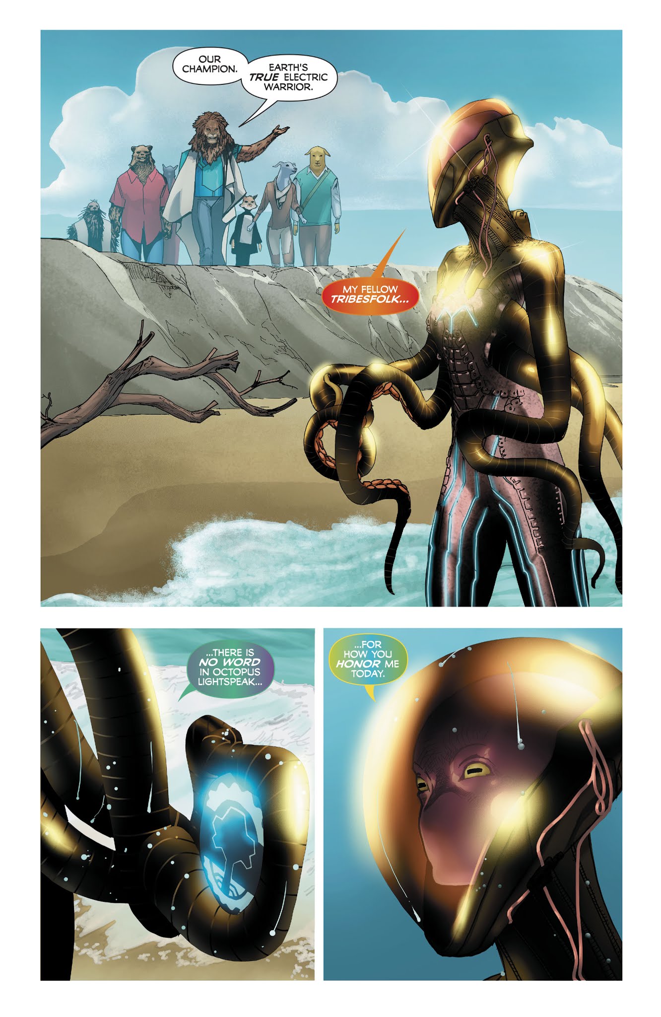 Read online Electric Warriors comic -  Issue #1 - 16