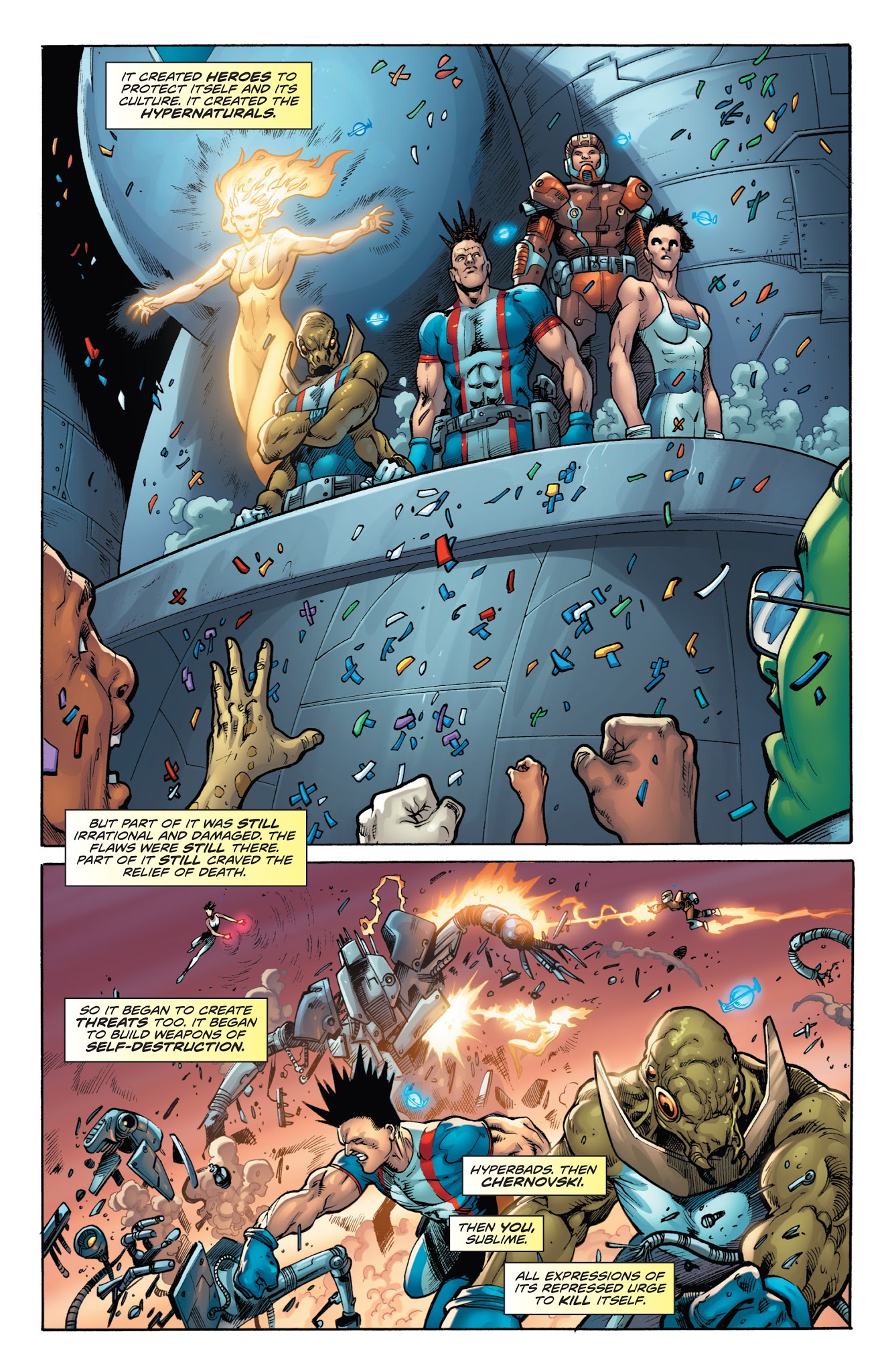 Read online The Hypernaturals comic -  Issue #12 - 14