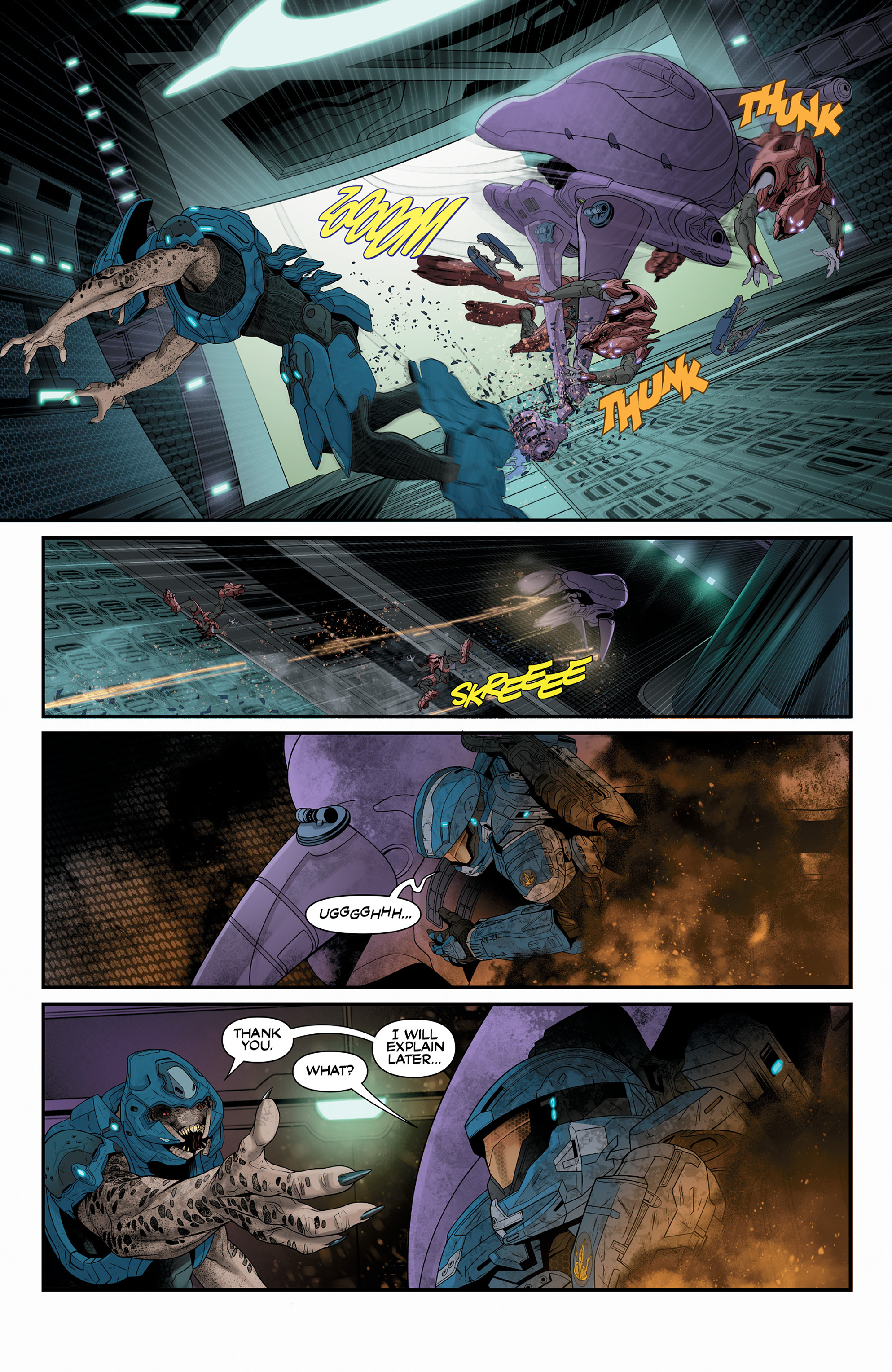 Read online Halo: Escalation comic -  Issue #24 - 12