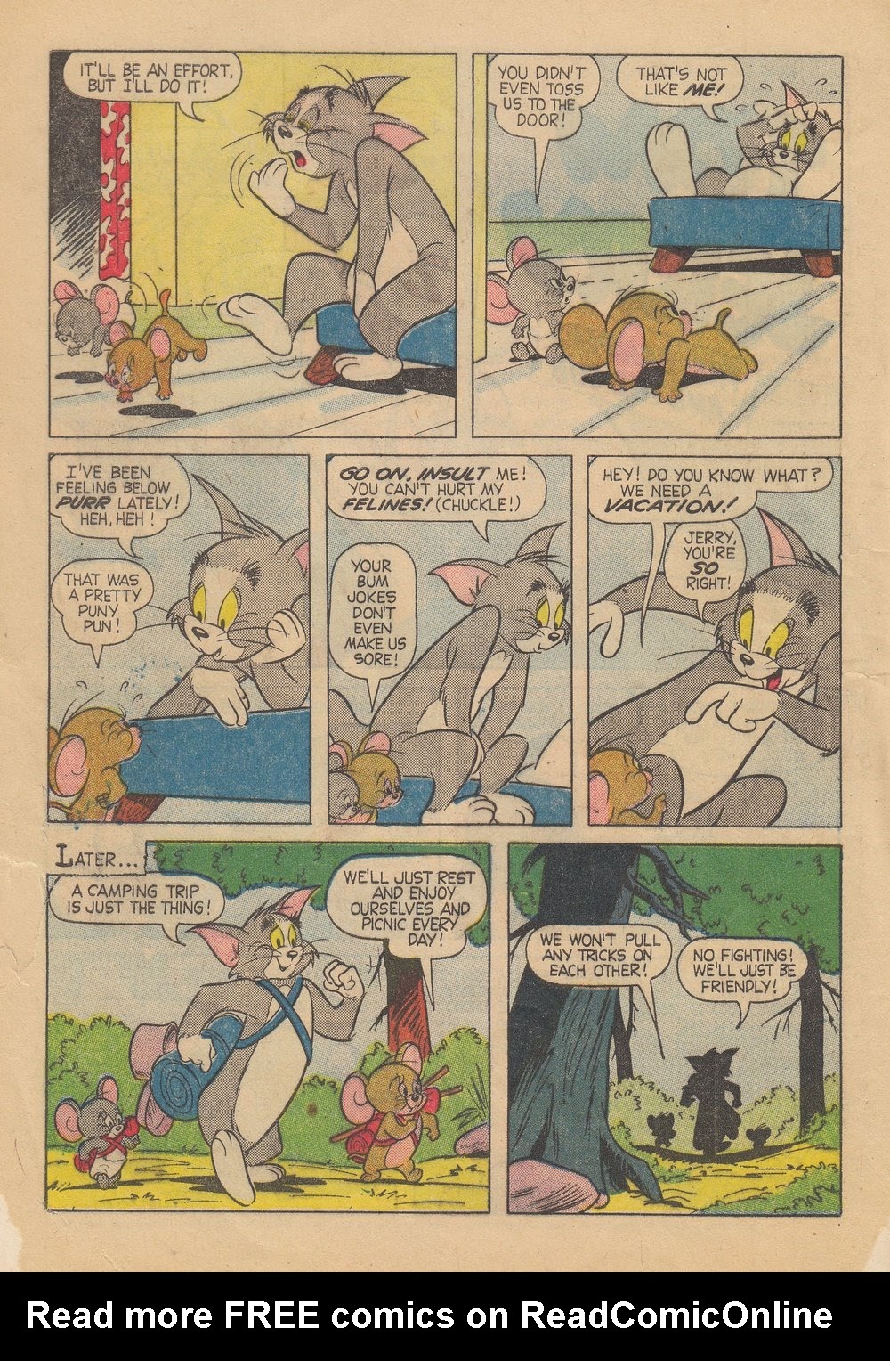 Read online Tom & Jerry Picnic Time comic -  Issue # TPB - 5