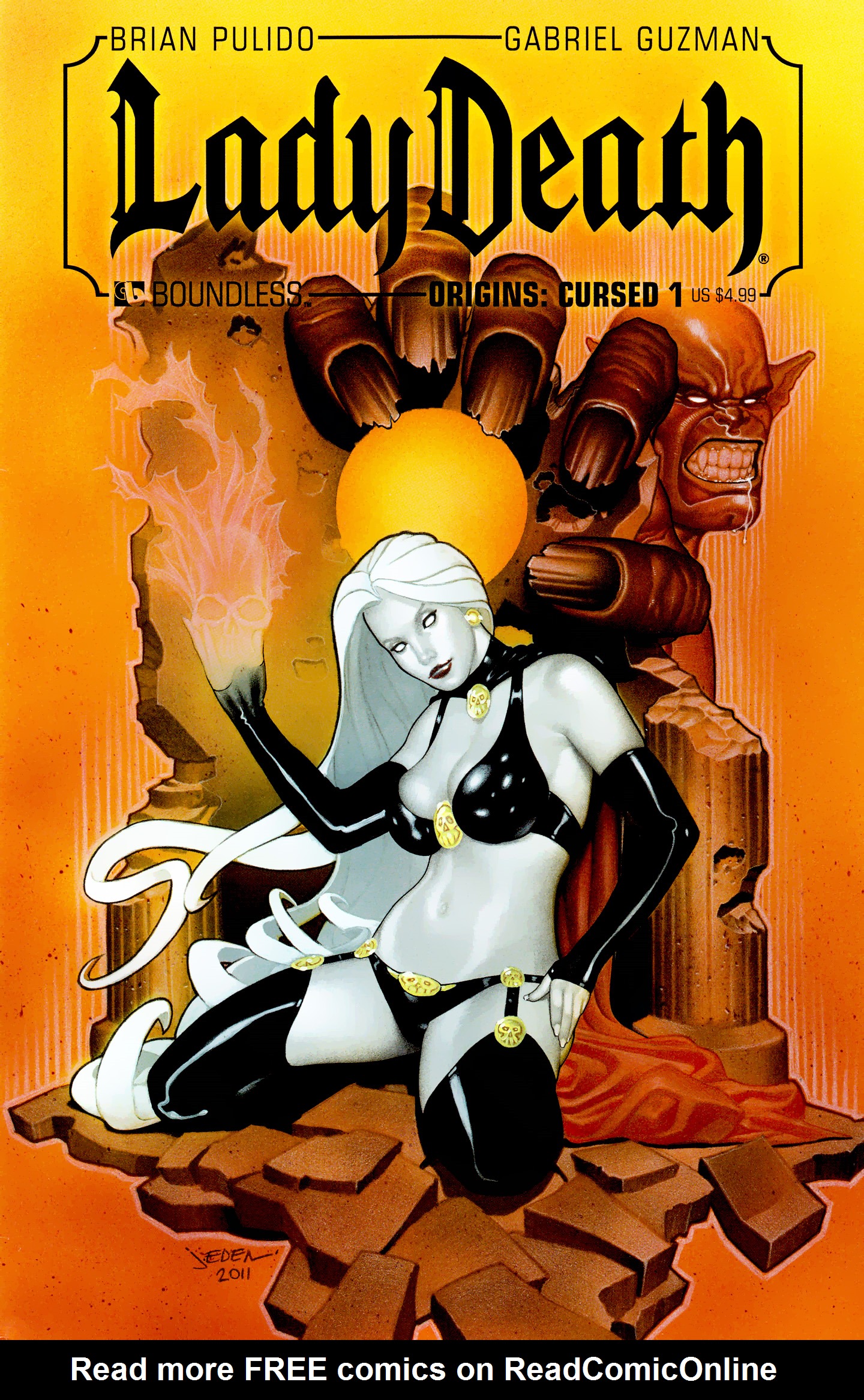 Read online Lady Death: Origins - Cursed comic -  Issue #1 - 3